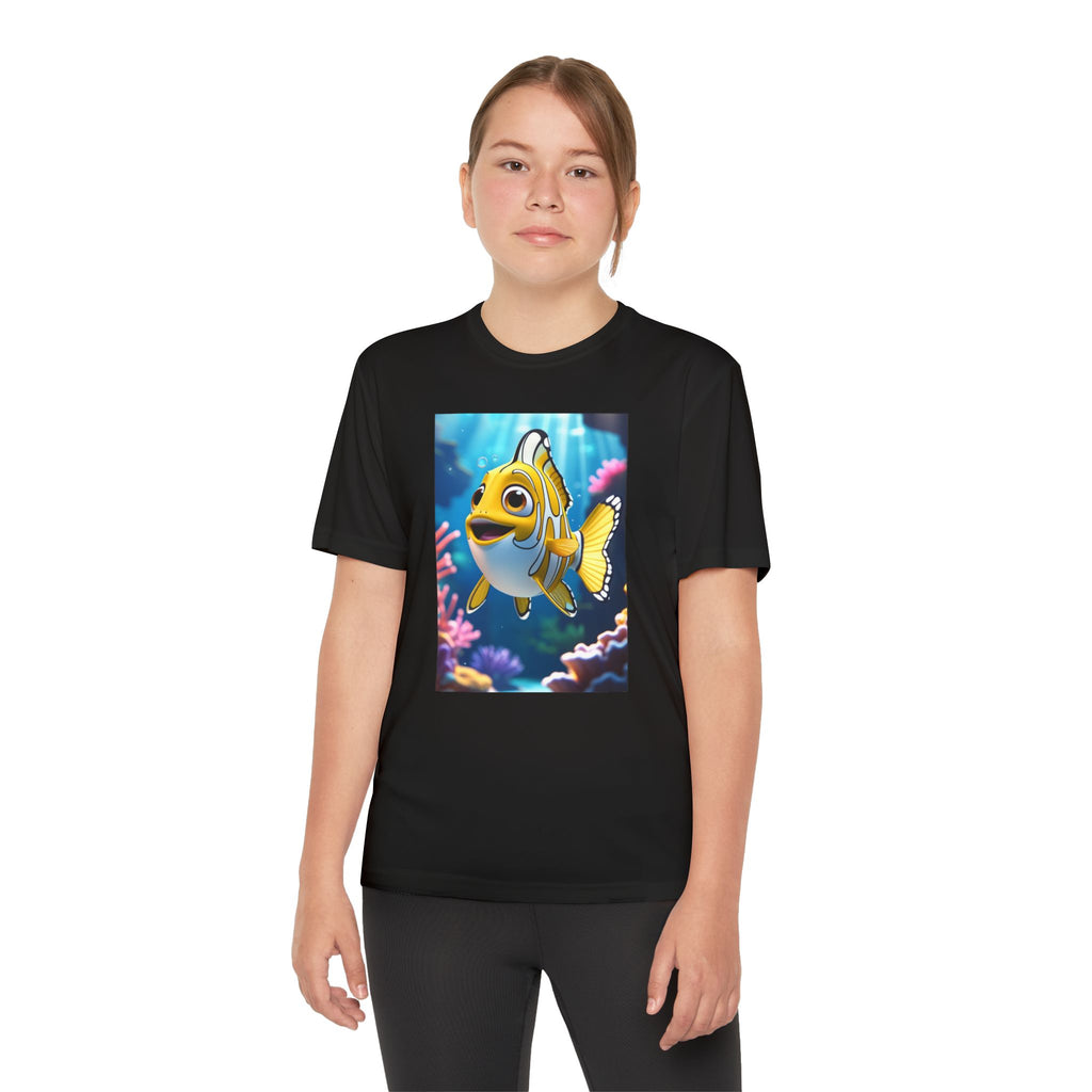 Nemo Fish Ocean Youth T-Shirt - Underwater Kids Tee, Finding Nemo Shirt, Beach Vacation Clothing, Ocean Lover Gift, Fish Theme Top
