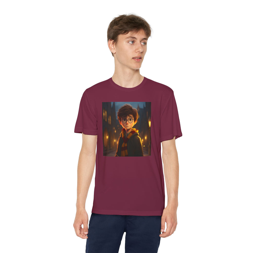 Youth Competitor Tee - Harry Potter, Wizard School Shirt, Magical Kids Top, Hogwarts Fan Gift, Sorcerer's Stone T-Shirt