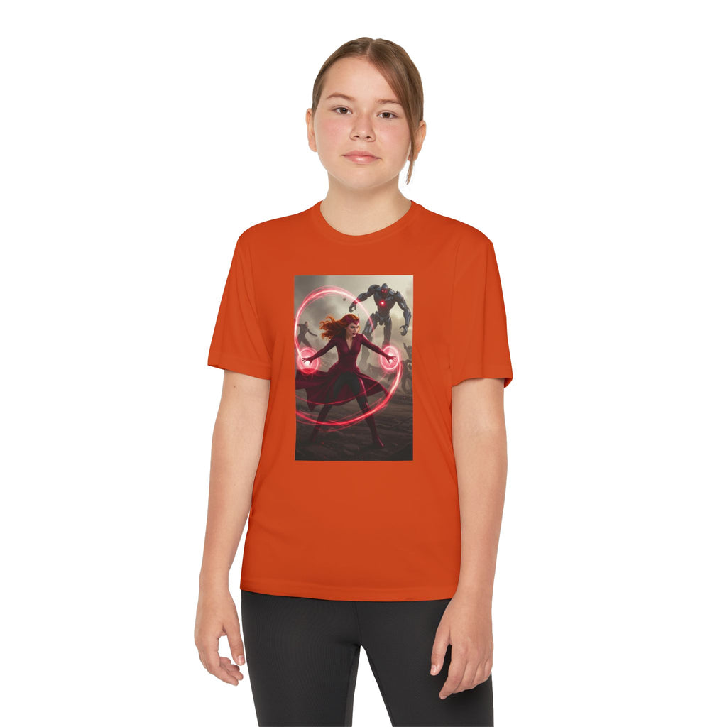 Superhero Youth T-Shirt Sports Graphic Tee, Cool Athletic Shirt for Kids