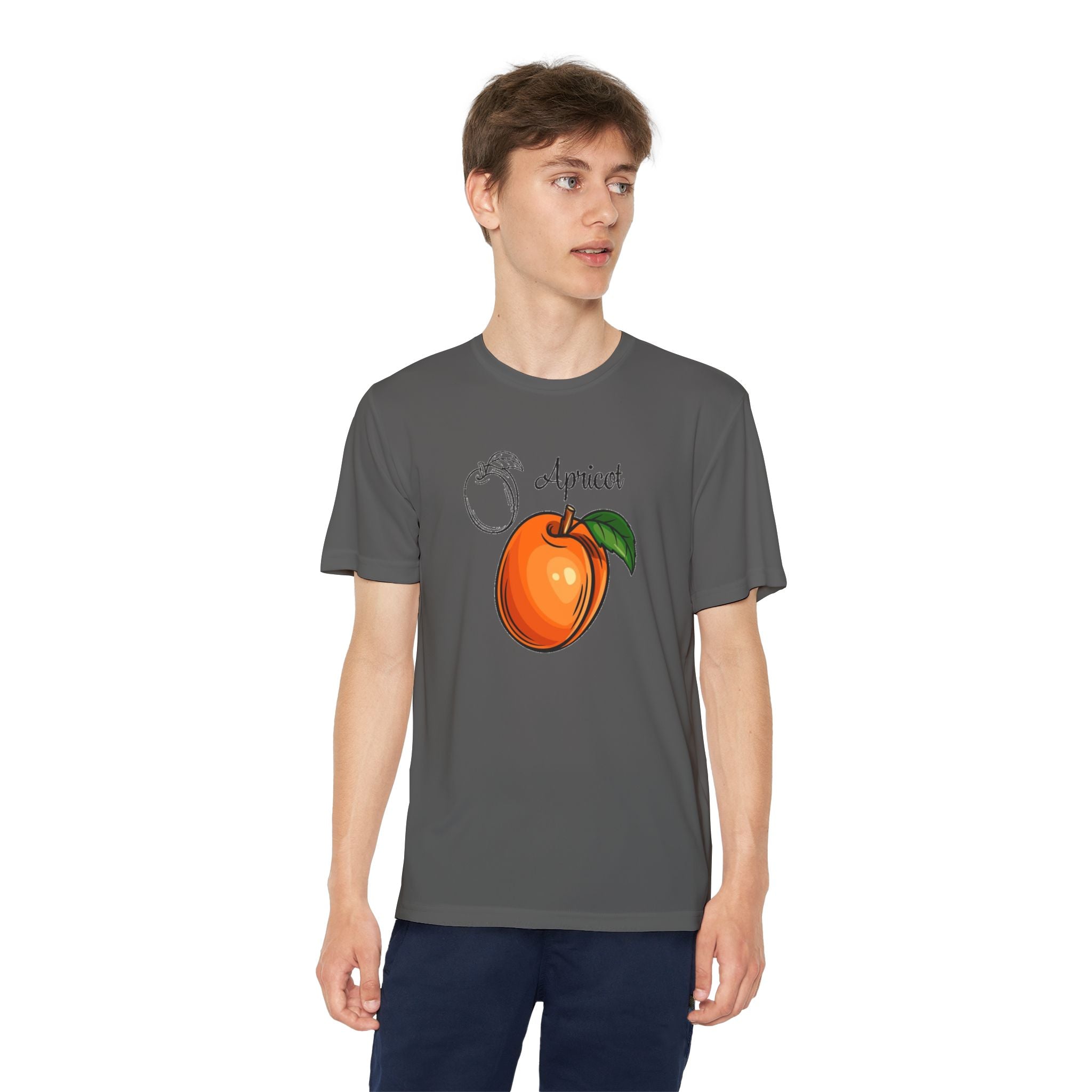 Apricot Youth T-Shirt Sports Graphic Tee, Cool Athletic Shirt for Kids, Perfect for Sports Events, Team Spirit