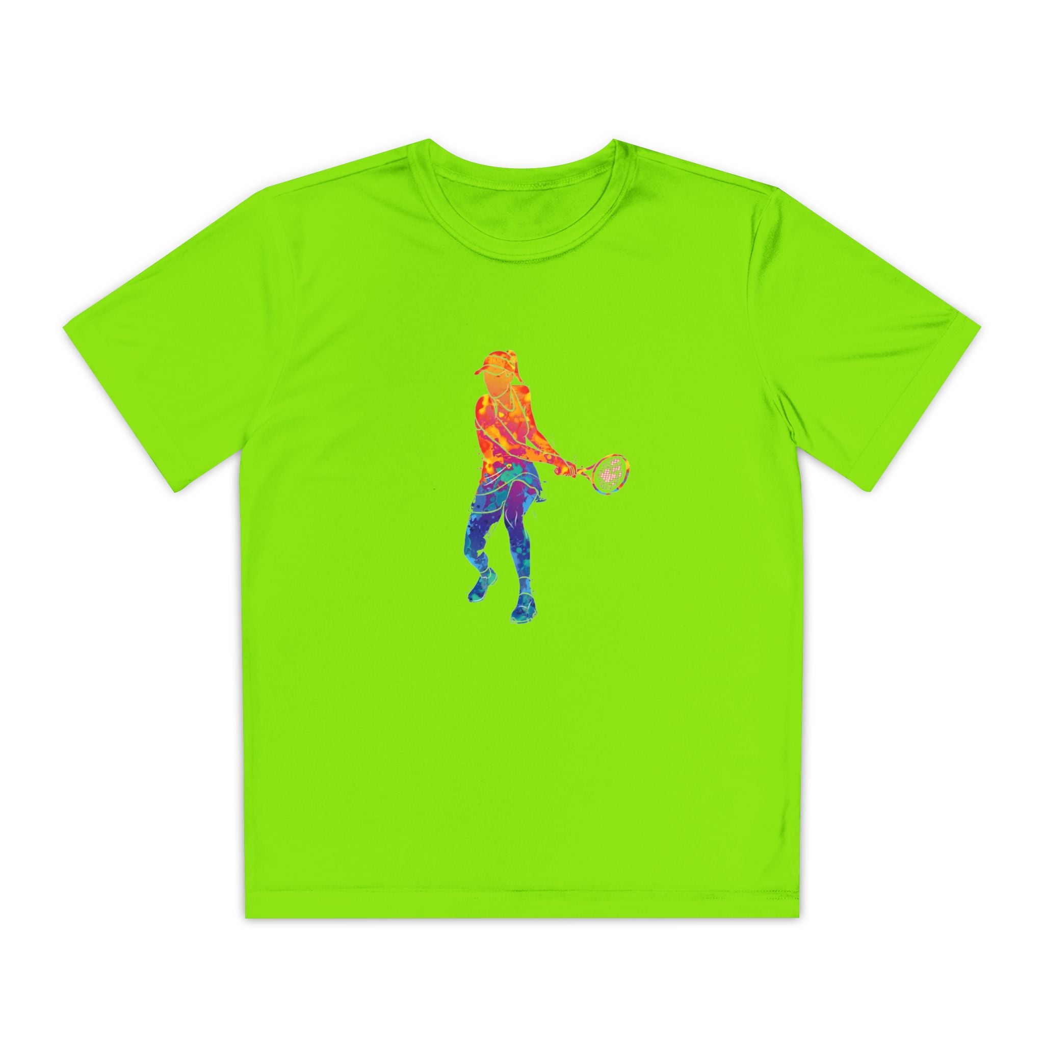 Tennis Youth Sports Graphic Tee, Cool Athletic Shirt for Kids, Perfect for Sports Events, Team Spirit, Birthday Gift, Summer Activities