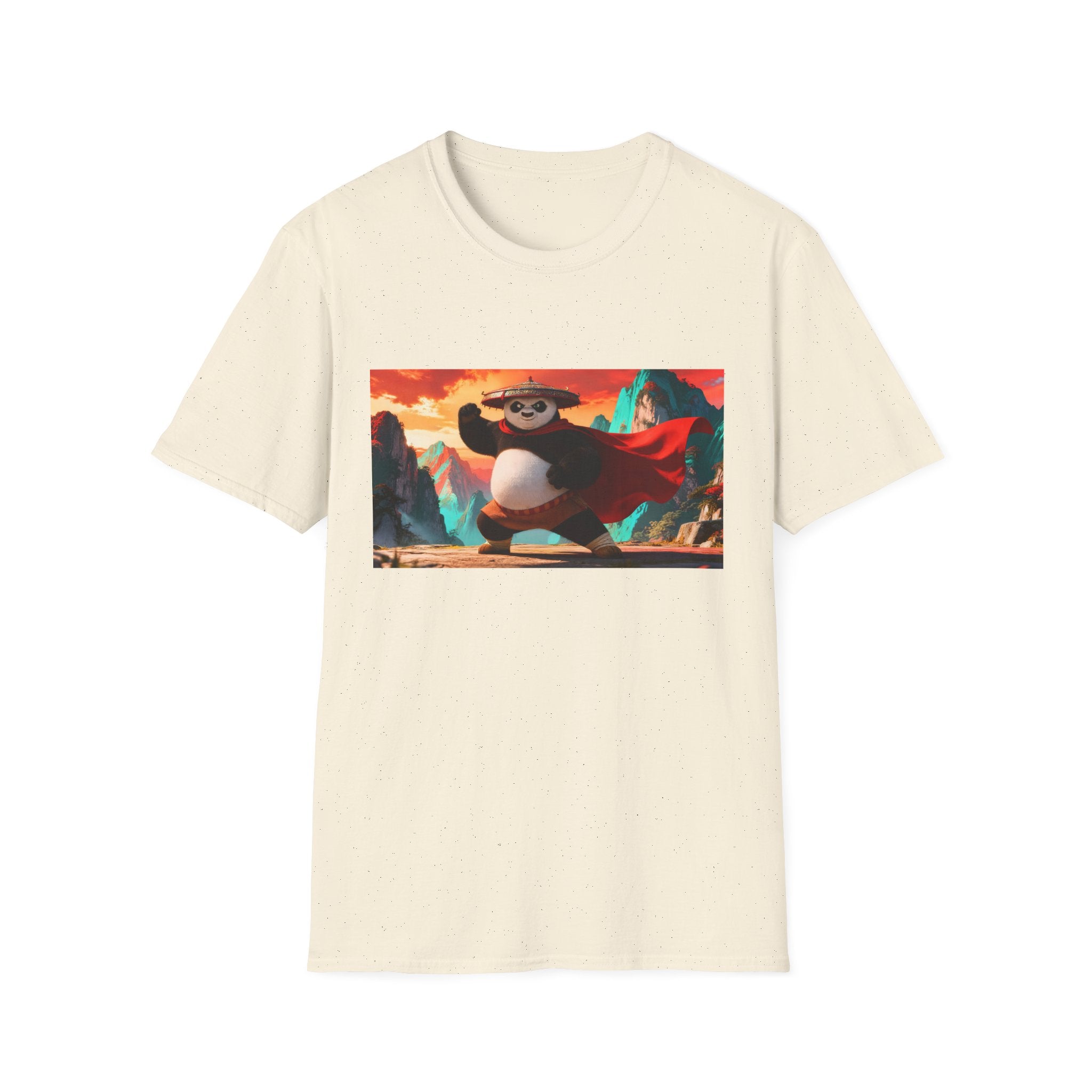 Kung Fu Panda Unisex Softstyle T-Shirt, DreamWorks Animation Youth Competitor Tee, Graphic Tee, Movie Fan Gift, Cult Classic Shirt, Comfy