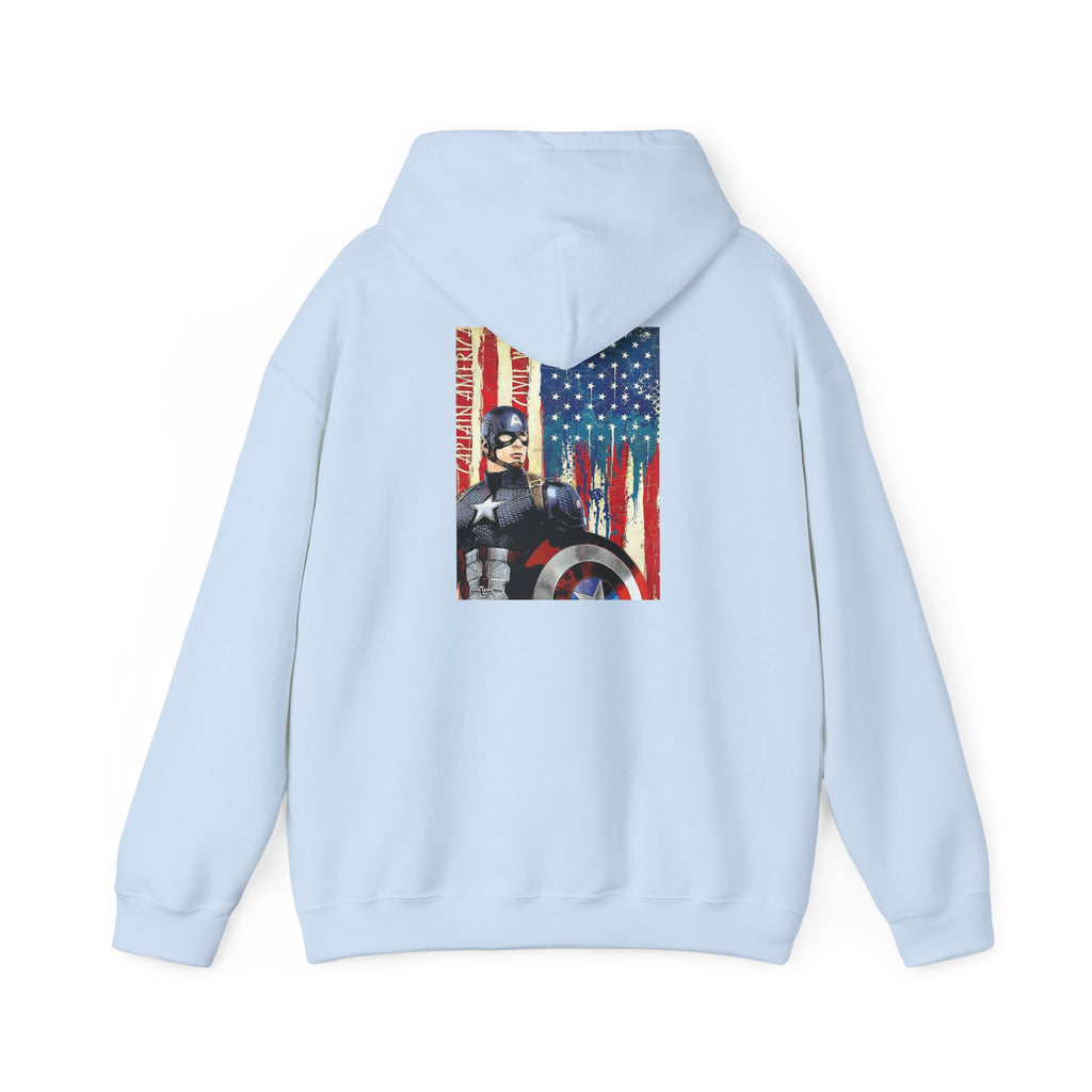 Hooded Sweatshirt - Captain America Design