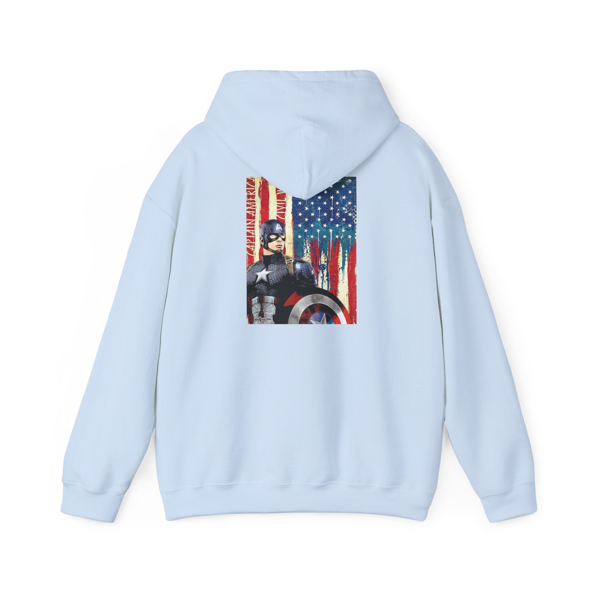 Hooded Sweatshirt - Captain America Design