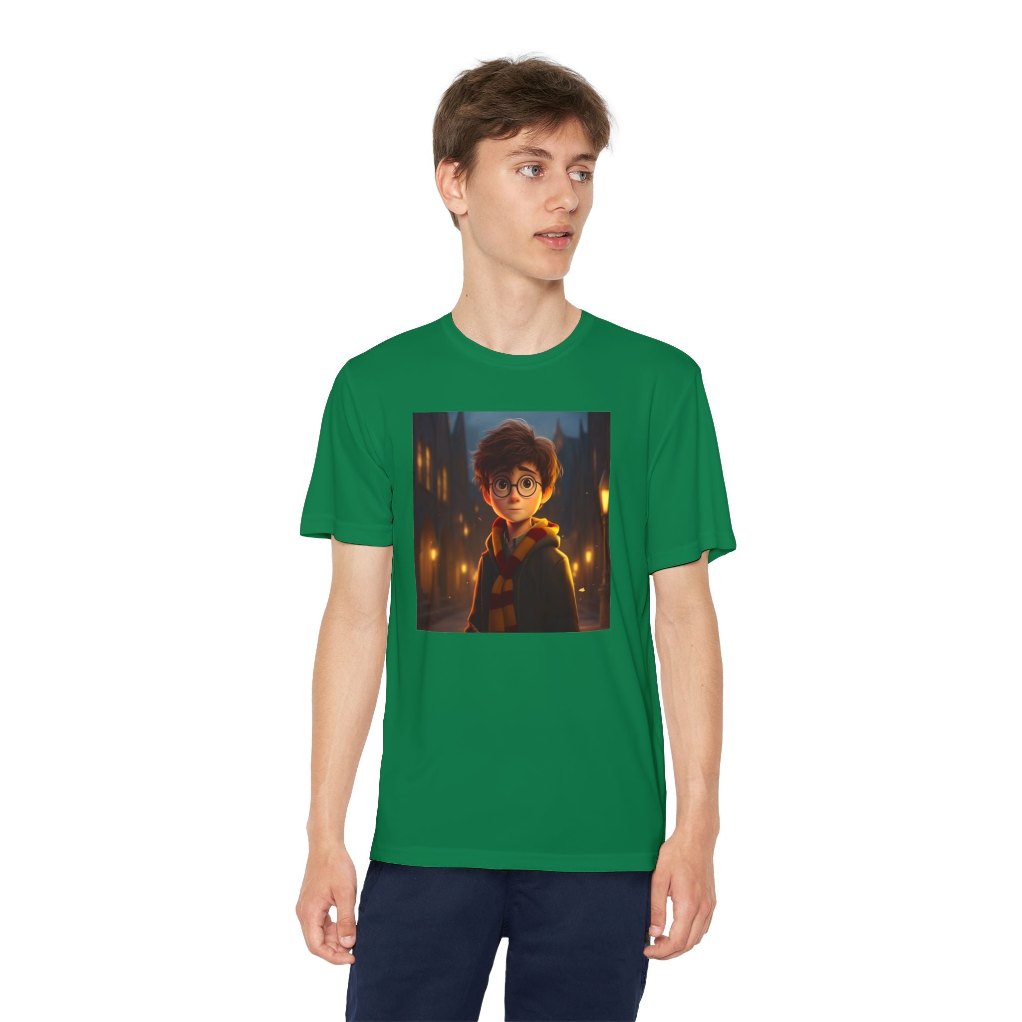 Youth Competitor Tee - Harry Potter, Wizard School Shirt, Magical Kids Top, Hogwarts Fan Gift, Sorcerer's Stone T-Shirt