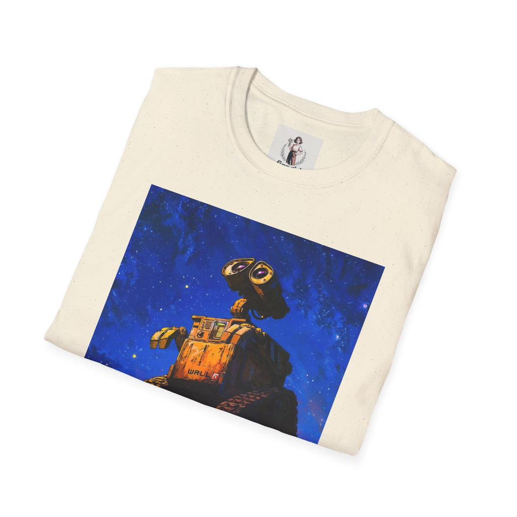 Wall-E Pixar Animation Unisex T-Shirt, Walt Disney Tee, Movie Lover Gift, Graphic Novelty Shirt, Cartoon Character Apparel