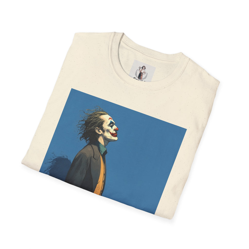 The Joker Superhero Marvel Unisex Softstyle T-Shirt, Comic Book Tee, Geeky Clothing, Cosplay Costume Top