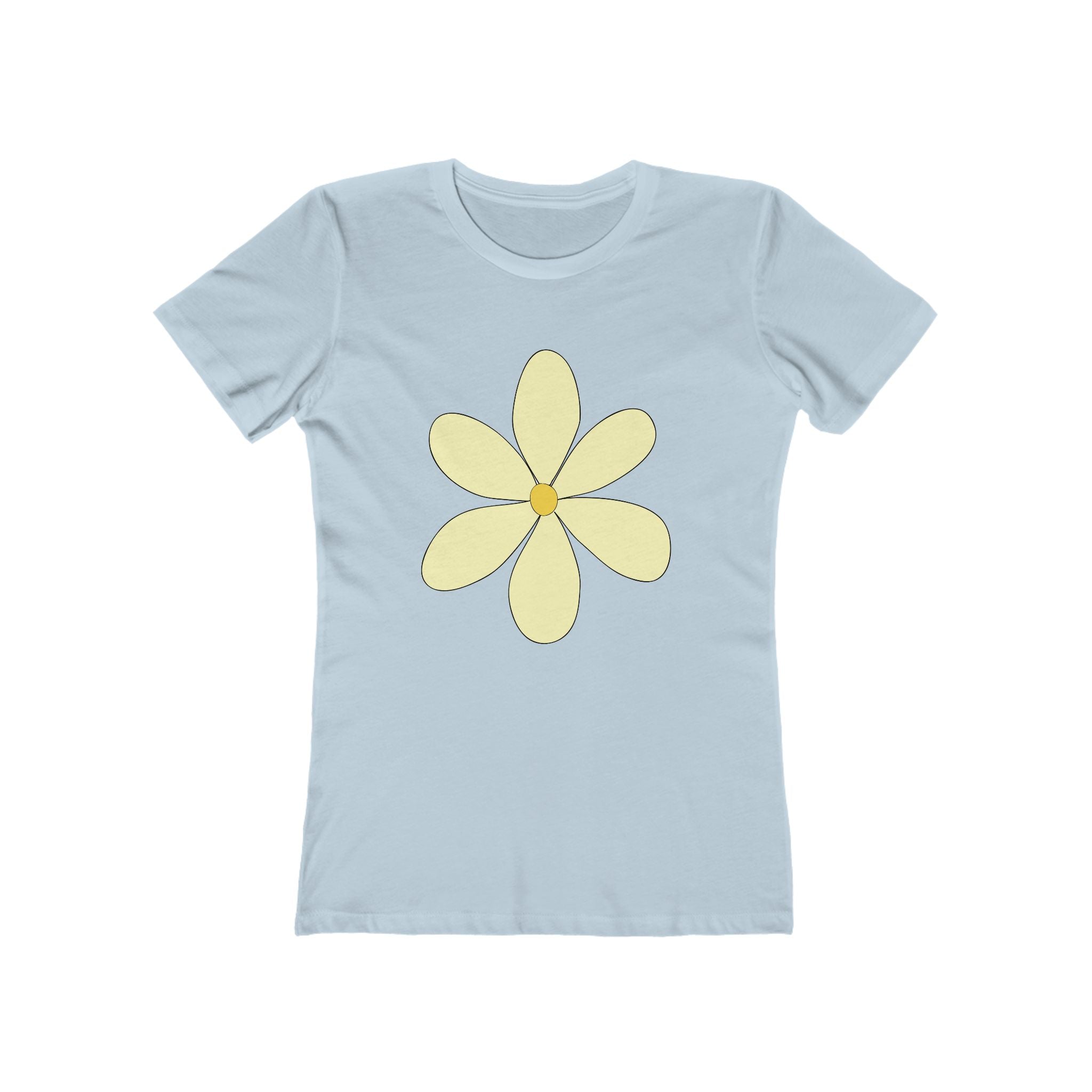 Flower Women's Tshirt, Floral Graphic Tee, Casual Top for Her, Spring Blossom Shirt, Botanical Print Blouse