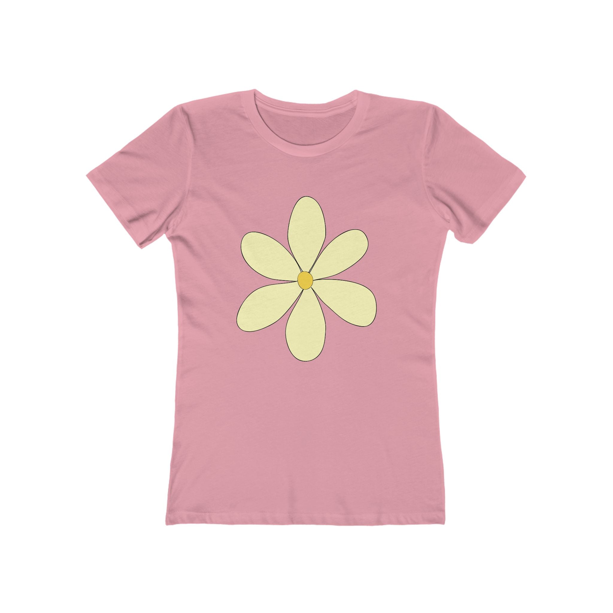 Flower Women's Tshirt, Floral Graphic Tee, Casual Top for Her, Spring Blossom Shirt, Botanical Print Blouse