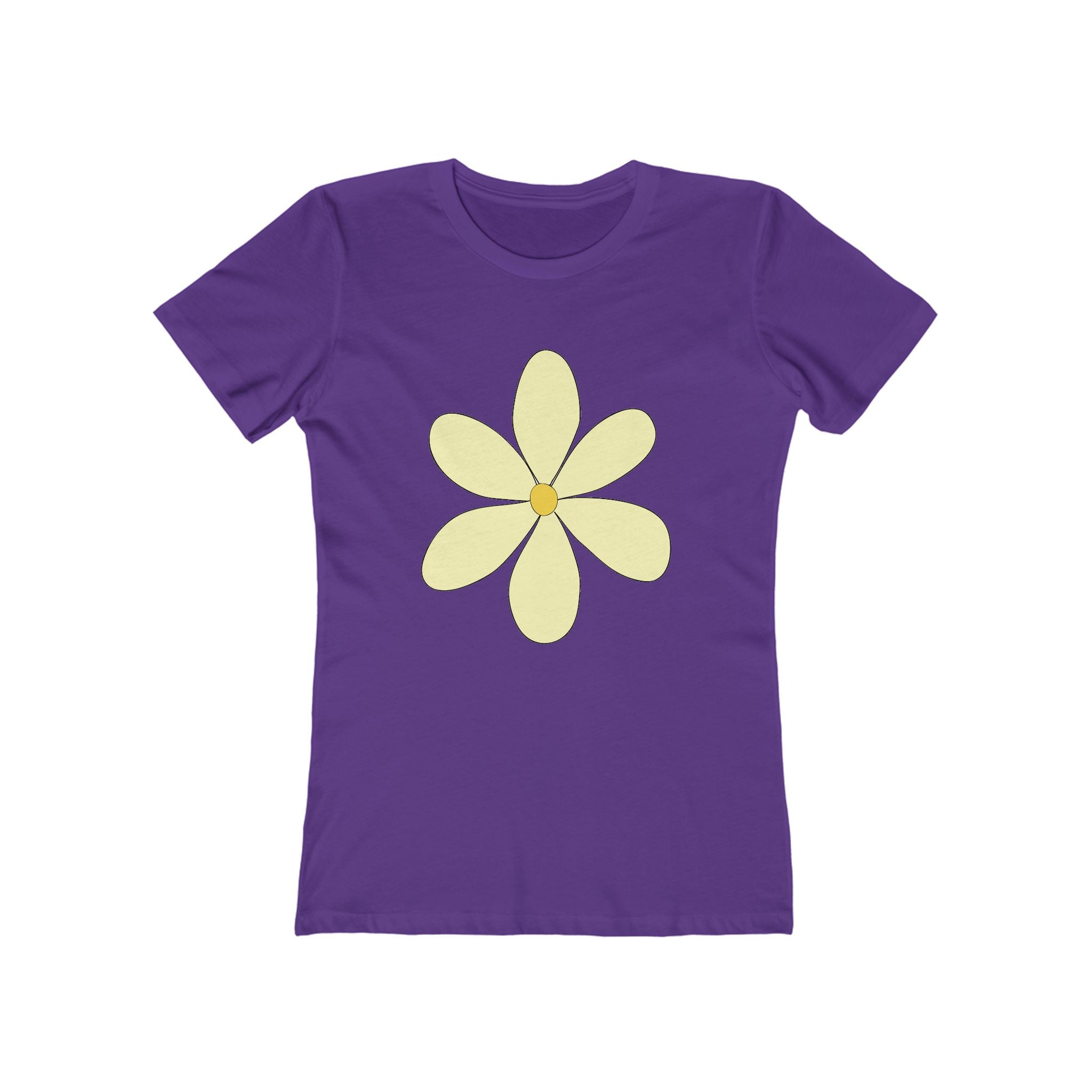 Flower Women's Tshirt, Floral Graphic Tee, Casual Top for Her, Spring Blossom Shirt, Botanical Print Blouse