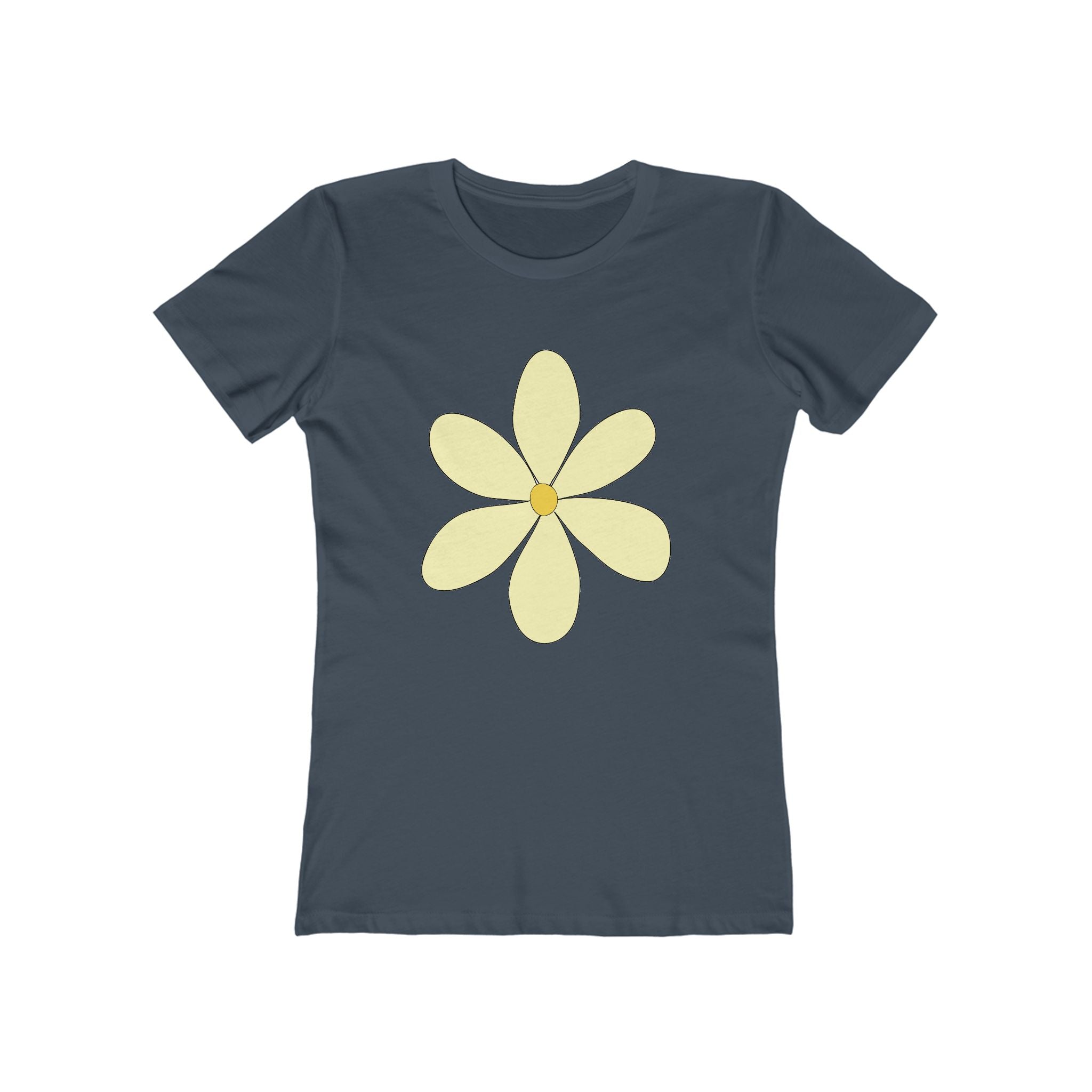 Flower Women's Tshirt, Floral Graphic Tee, Casual Top for Her, Spring Blossom Shirt, Botanical Print Blouse