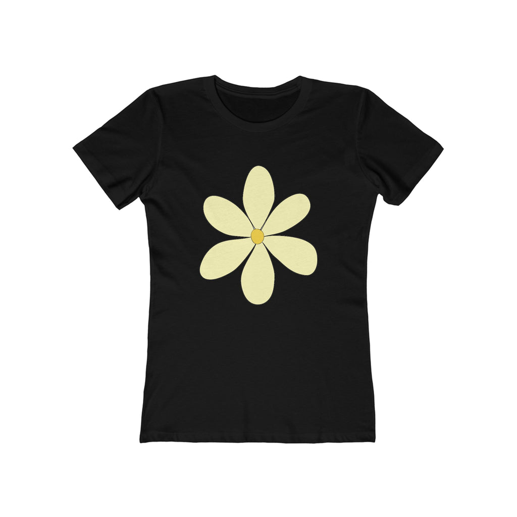 Flower Women's Tshirt, Floral Graphic Tee, Casual Top for Her, Spring Blossom Shirt, Botanical Print Blouse