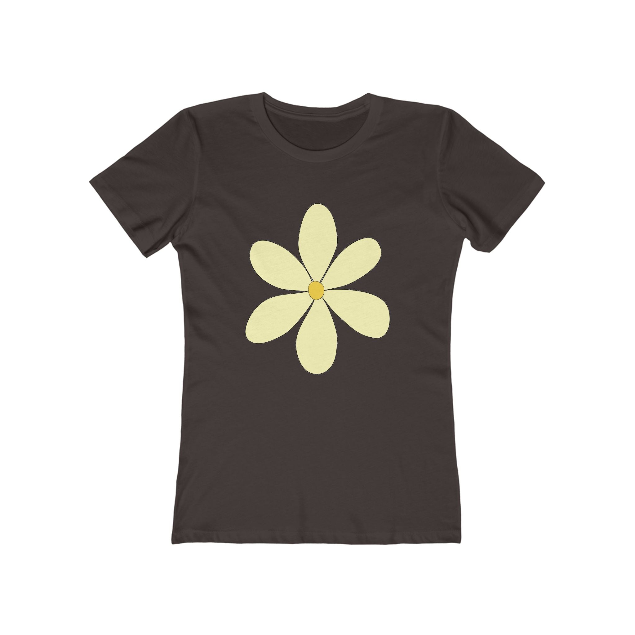 Flower Women's Tshirt, Floral Graphic Tee, Casual Top for Her, Spring Blossom Shirt, Botanical Print Blouse
