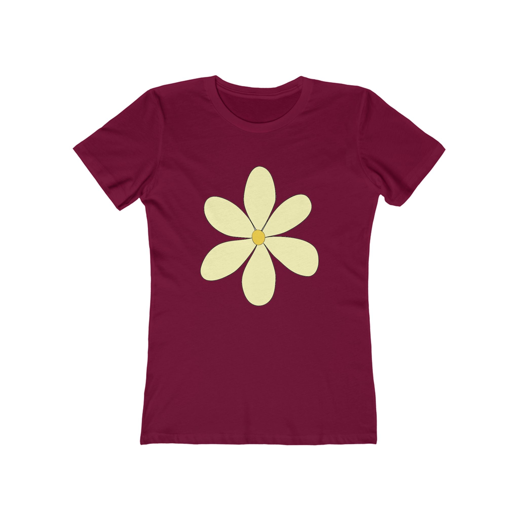 Flower Women's Tshirt, Floral Graphic Tee, Casual Top for Her, Spring Blossom Shirt, Botanical Print Blouse