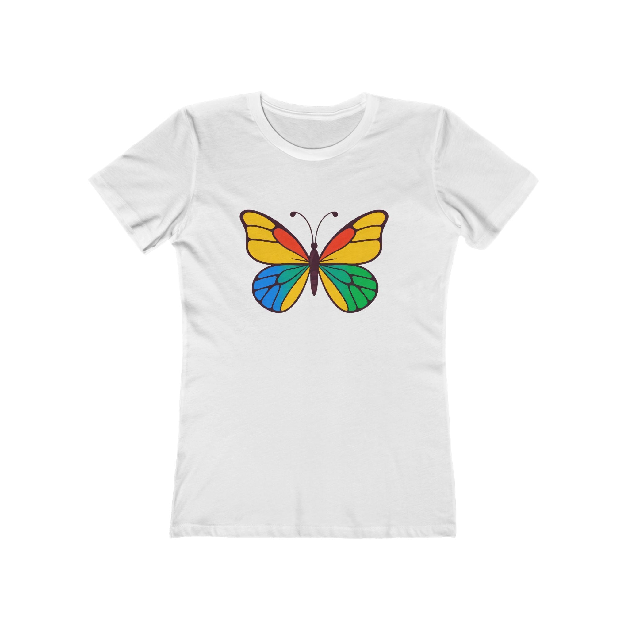 Butterfly Women's Tshirt, Butterfly Graphic Tee, Women's Butterfly Shirt, Butterfly Print Shirt, Boho Butterfly Tee