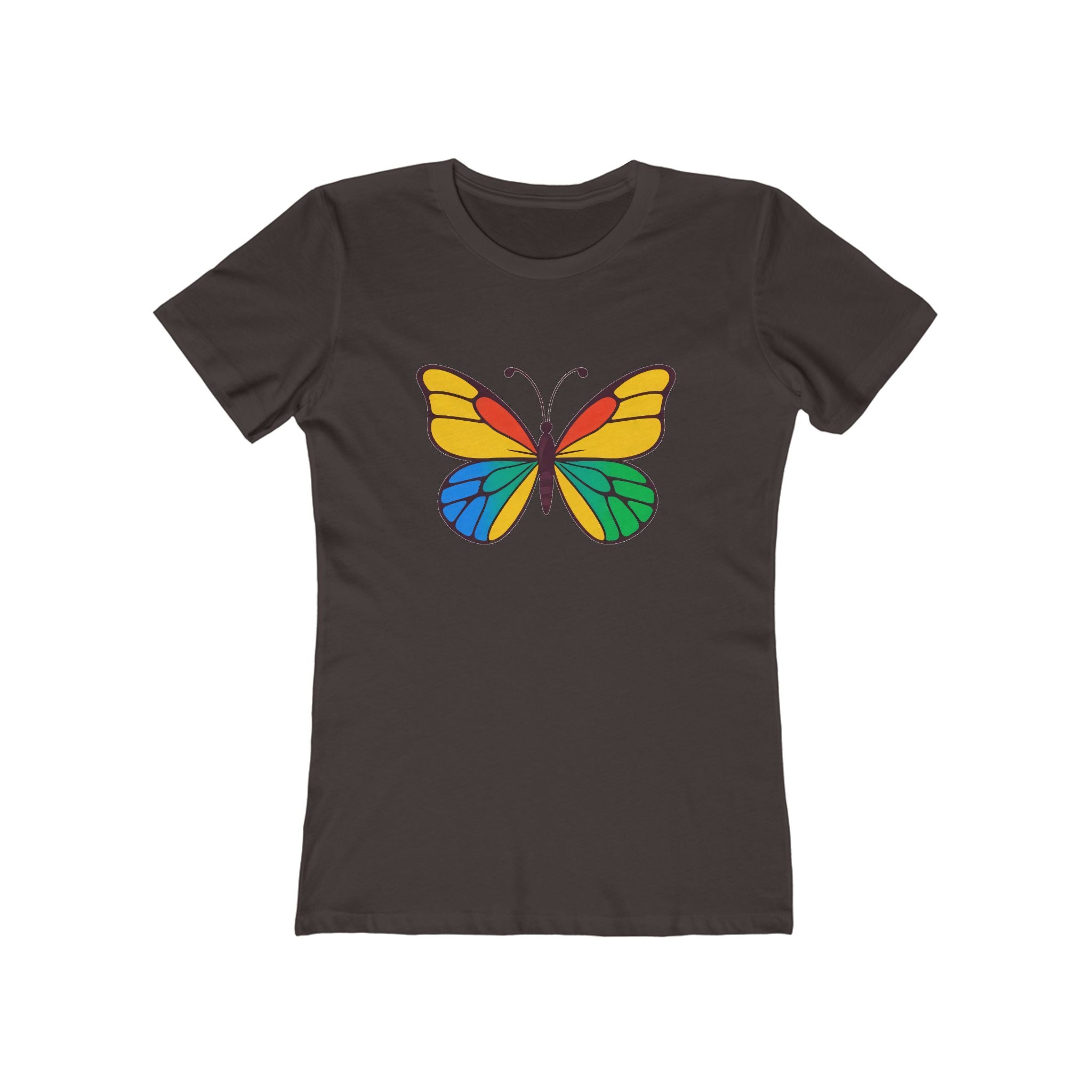 Butterfly Women's Tshirt, Butterfly Graphic Tee, Women's Butterfly Shirt, Butterfly Print Shirt, Boho Butterfly Tee