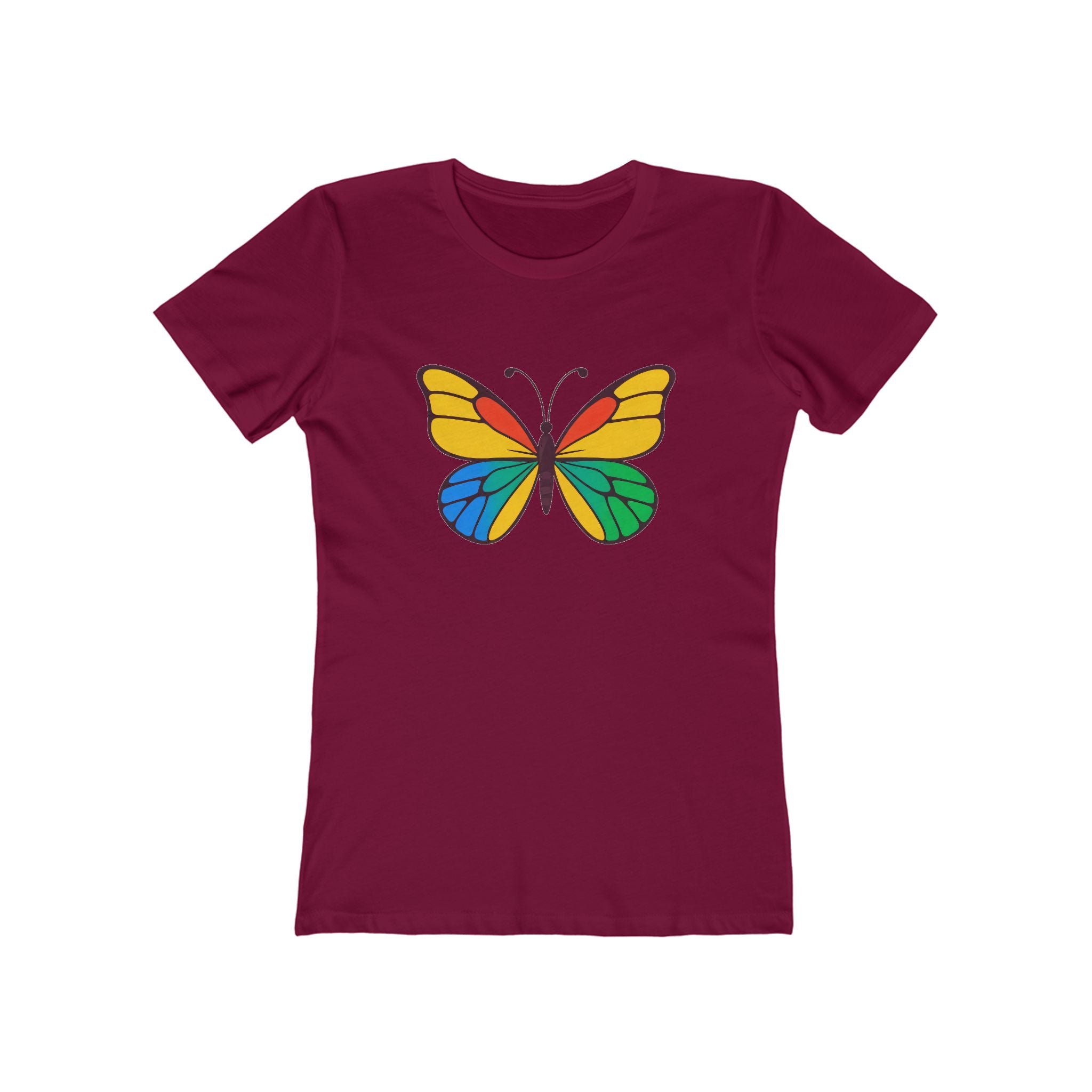 Butterfly Women's Tshirt, Butterfly Graphic Tee, Women's Butterfly Shirt, Butterfly Print Shirt, Boho Butterfly Tee