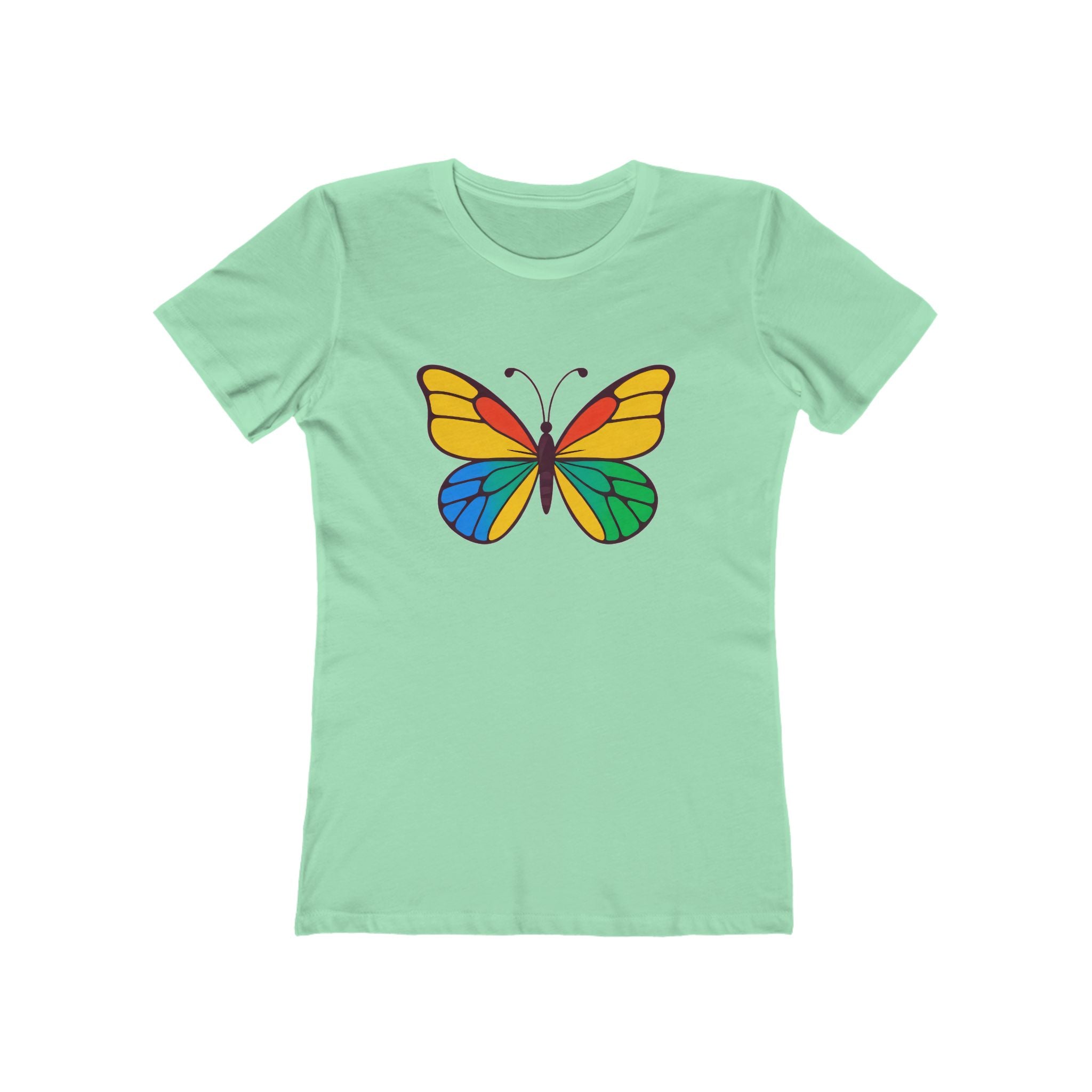 Butterfly Women's Tshirt, Butterfly Graphic Tee, Women's Butterfly Shirt, Butterfly Print Shirt, Boho Butterfly Tee