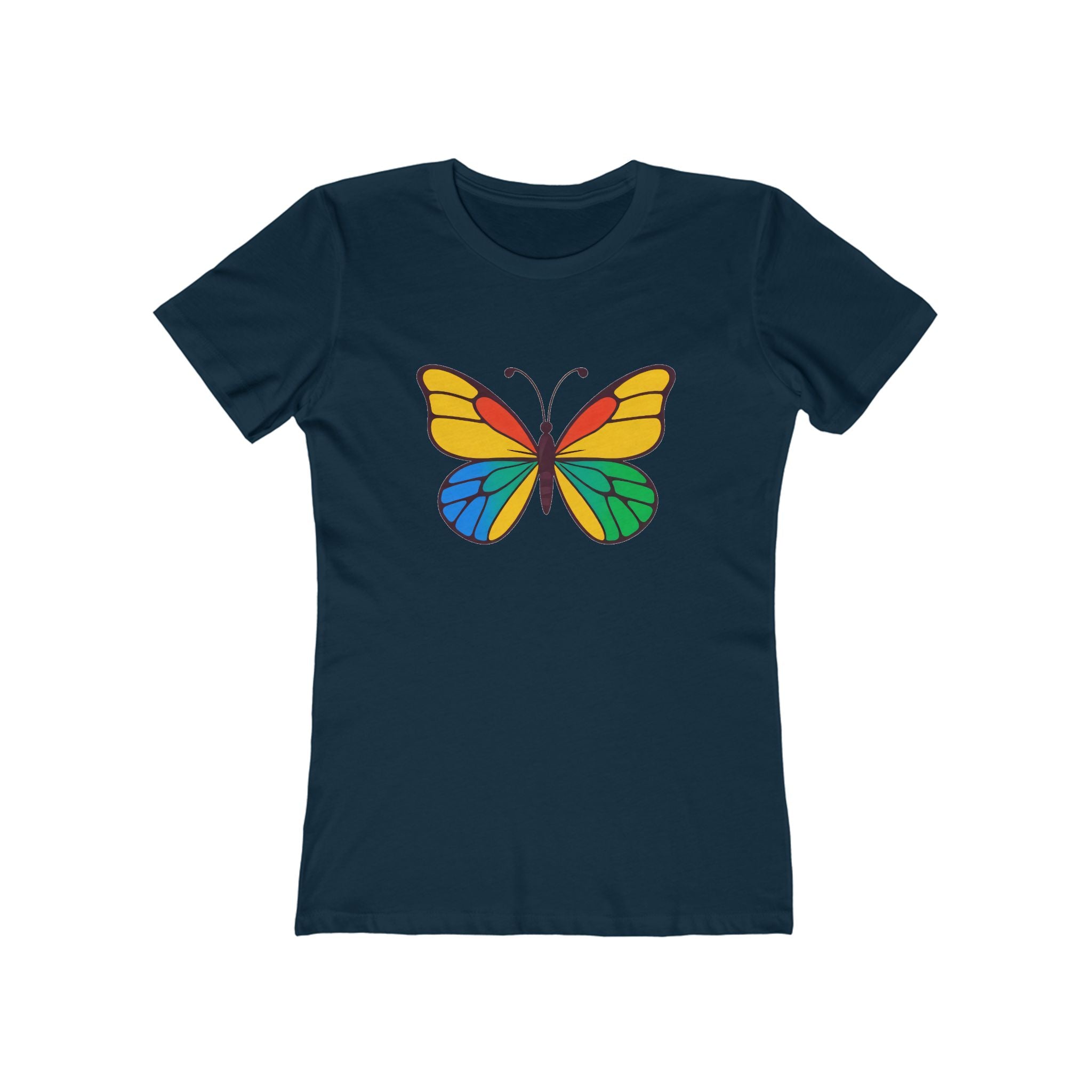 Butterfly Women's Tshirt, Butterfly Graphic Tee, Women's Butterfly Shirt, Butterfly Print Shirt, Boho Butterfly Tee