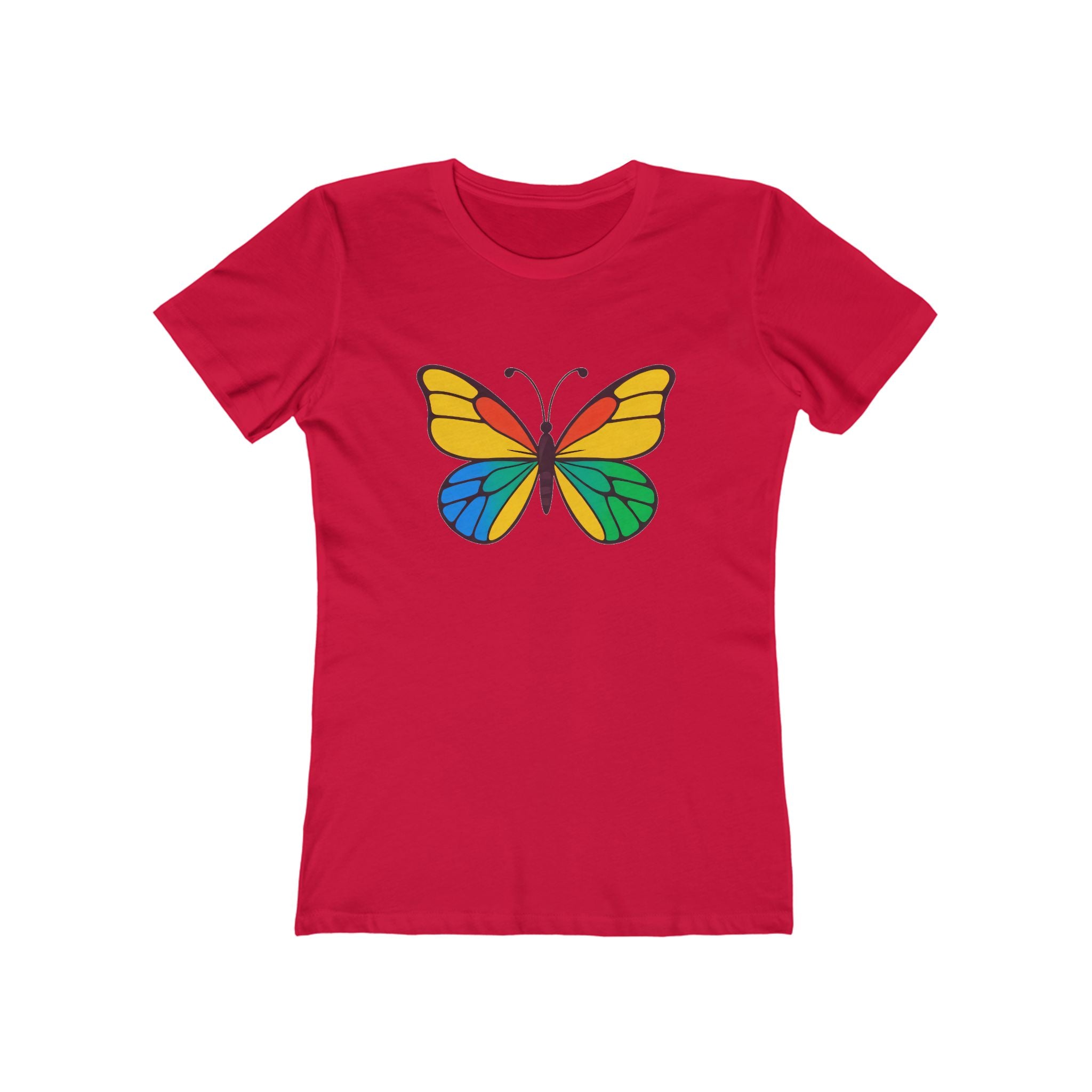 Butterfly Women's Tshirt, Butterfly Graphic Tee, Women's Butterfly Shirt, Butterfly Print Shirt, Boho Butterfly Tee