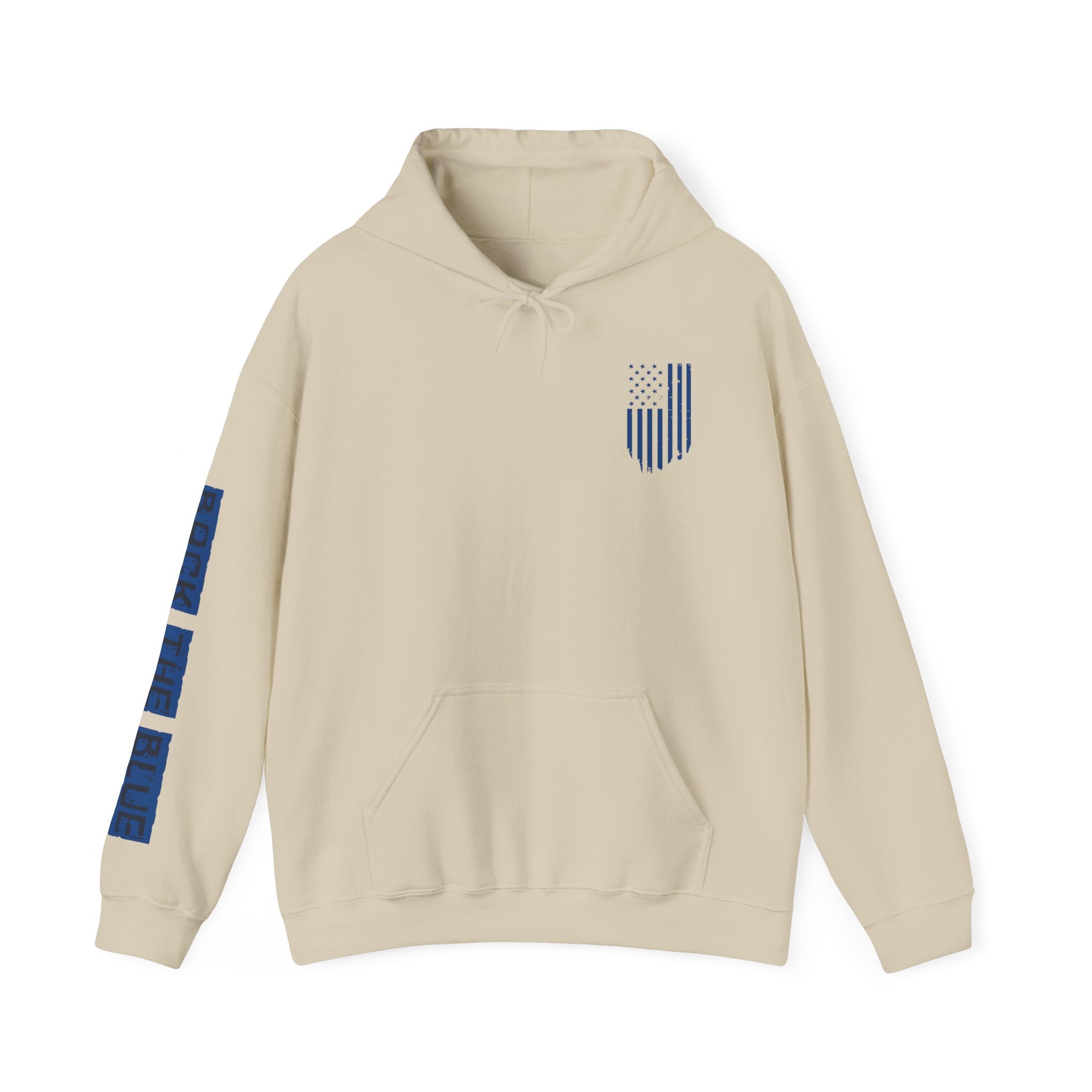 Patriotic Hoodie - Thin Blue Line Unisex Blend
