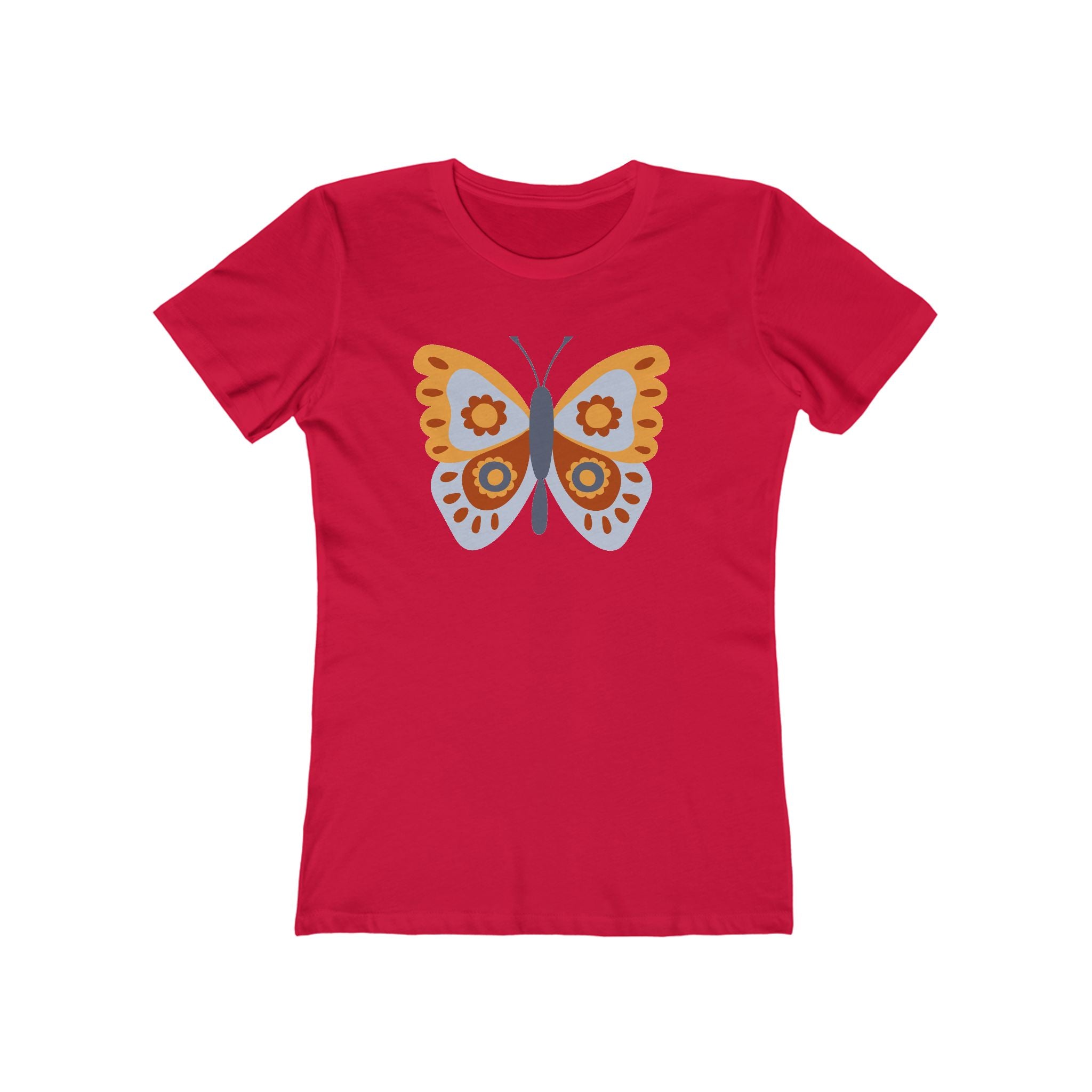Butterfly Women's Tshirt, Butterfly Graphic Tee, Women's Butterfly Shirt, Butterfly Print Shirt, Boho Butterfly Tee