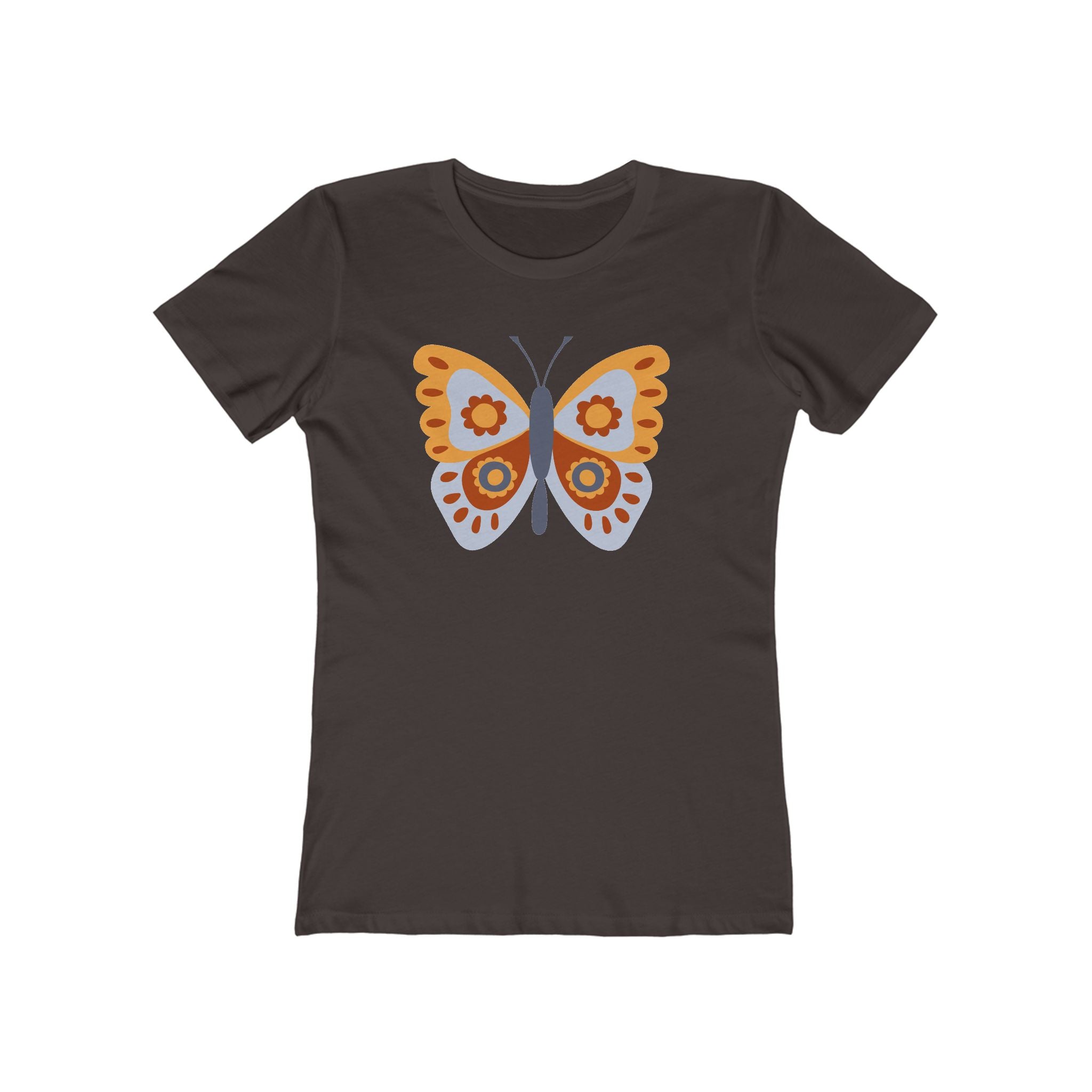 Butterfly Women's Tshirt, Butterfly Graphic Tee, Women's Butterfly Shirt, Butterfly Print Shirt, Boho Butterfly Tee