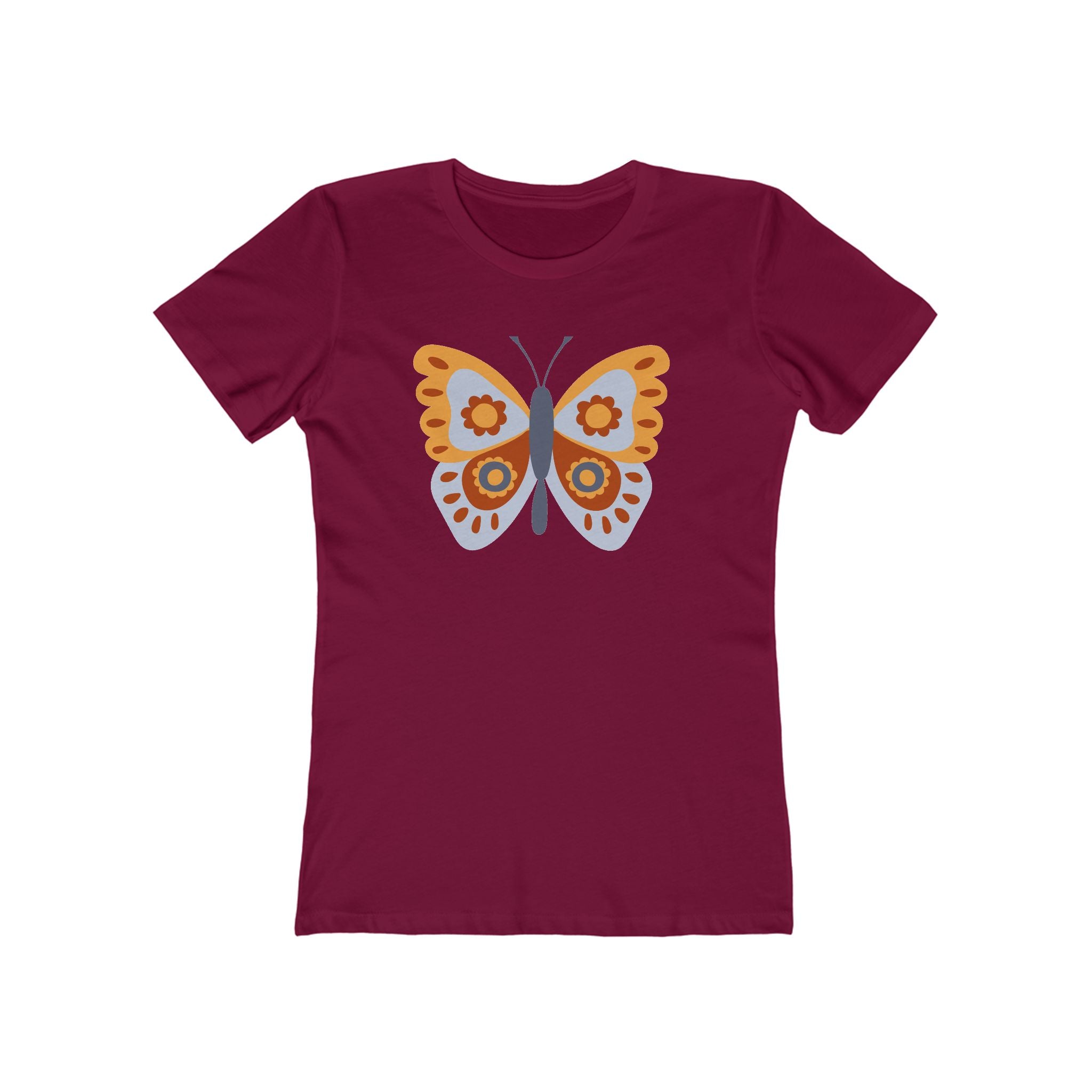 Butterfly Women's Tshirt, Butterfly Graphic Tee, Women's Butterfly Shirt, Butterfly Print Shirt, Boho Butterfly Tee