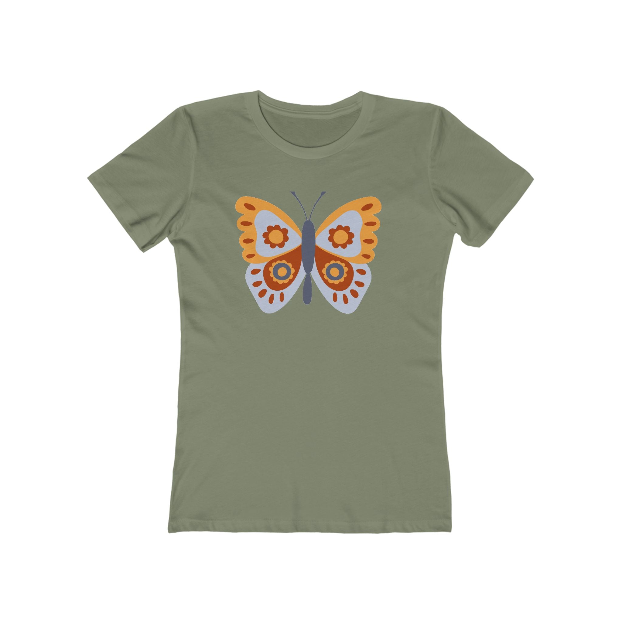 Butterfly Women's Tshirt, Butterfly Graphic Tee, Women's Butterfly Shirt, Butterfly Print Shirt, Boho Butterfly Tee