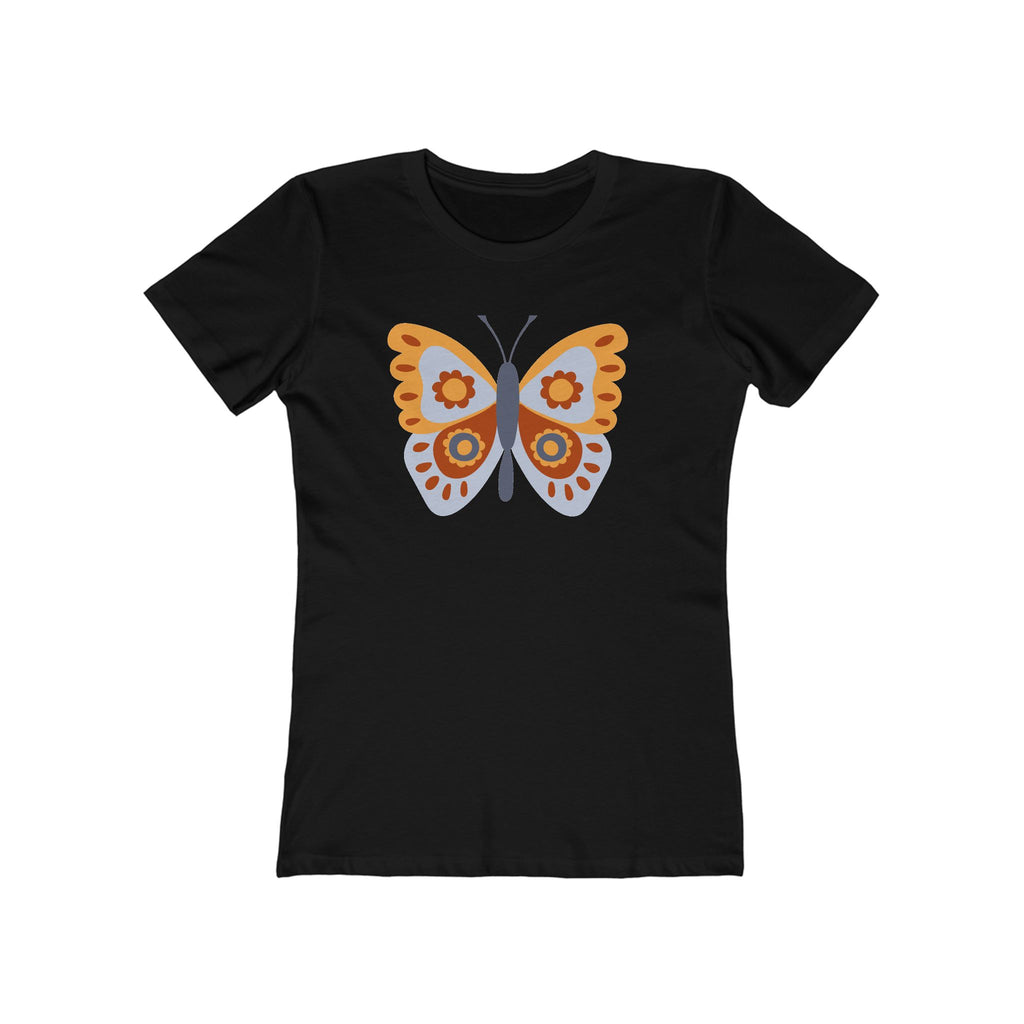 Butterfly Women's Tshirt, Butterfly Graphic Tee, Women's Butterfly Shirt, Butterfly Print Shirt, Boho Butterfly Tee