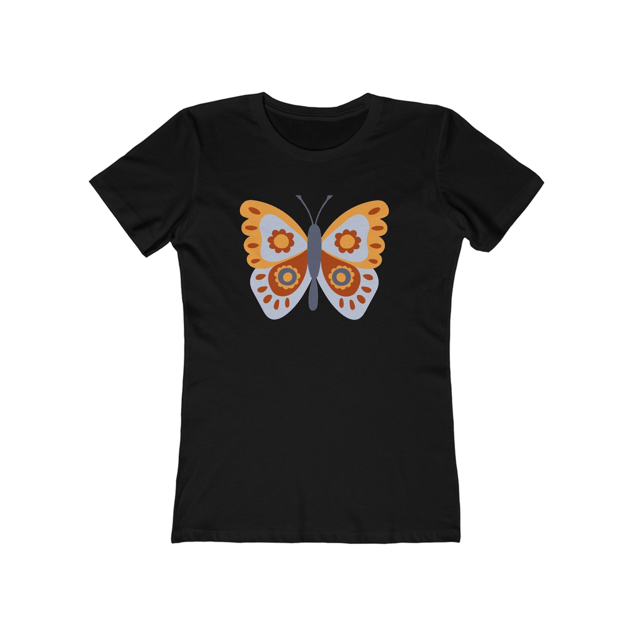 Butterfly Women's Tshirt, Butterfly Graphic Tee, Women's Butterfly Shirt, Butterfly Print Shirt, Boho Butterfly Tee