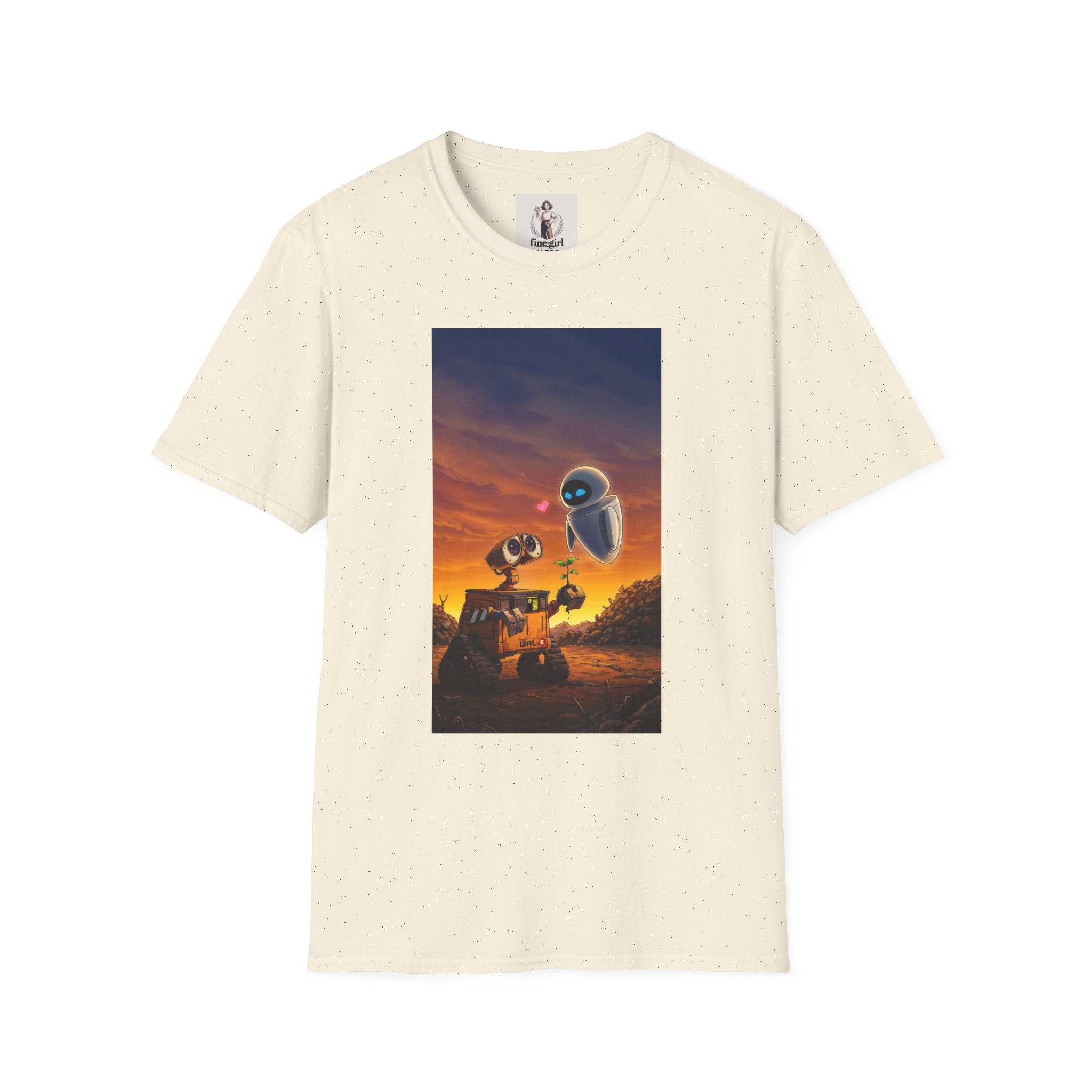 Wall-E Pixar Animation Unisex T-Shirt, Walt Disney Tee, Movie Lover Gift, Graphic Novelty Shirt, Cartoon Character Apparel