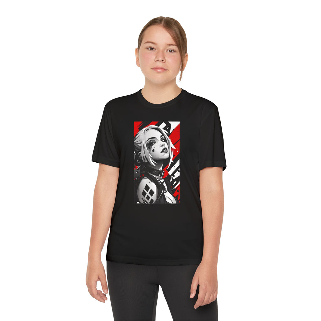 Superhero Youth T-Shirt Sports Graphic Tee, Cool Athletic Shirt for Kids
