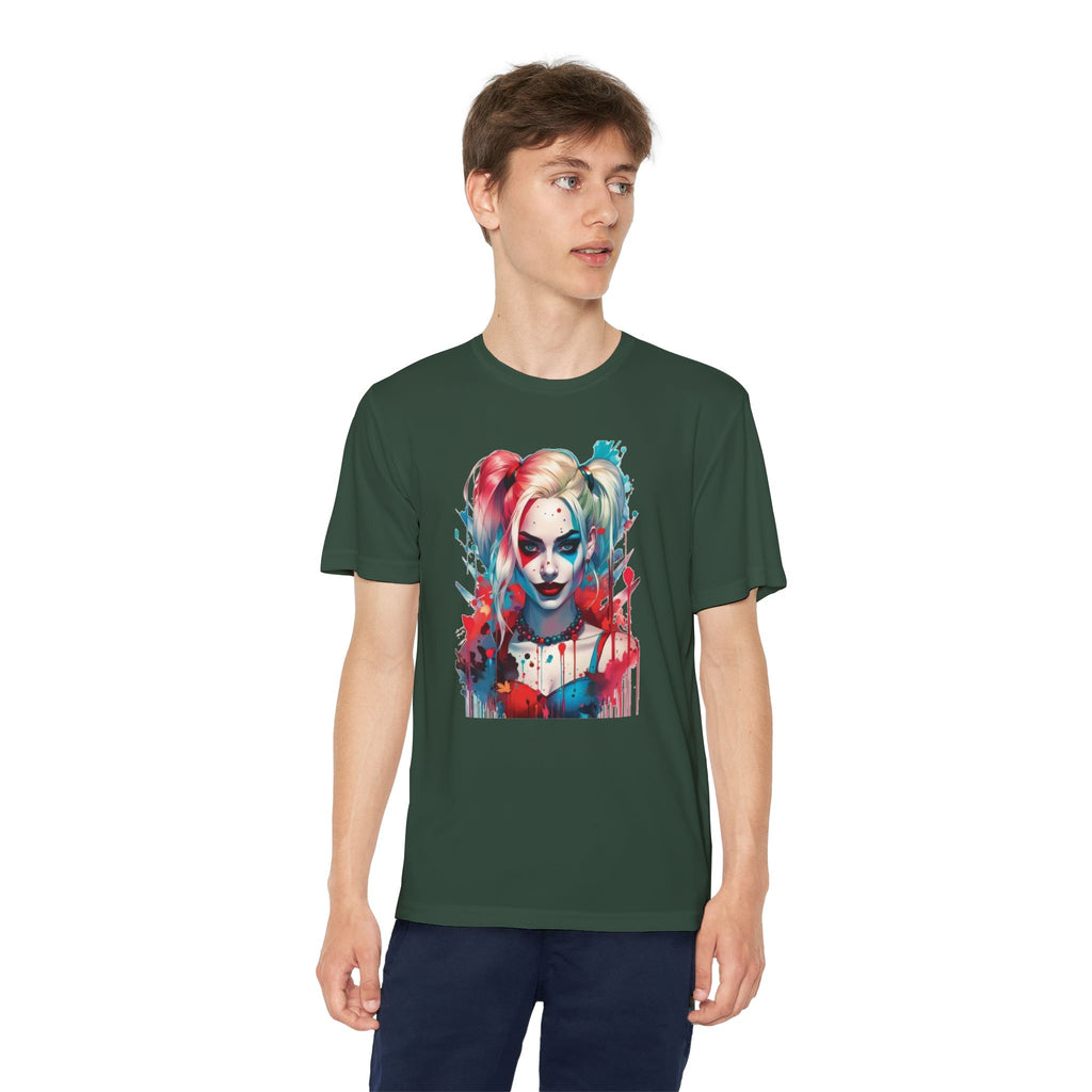 Superhero Youth T-Shirt Sports Graphic Tee, Cool Athletic Shirt for Kids