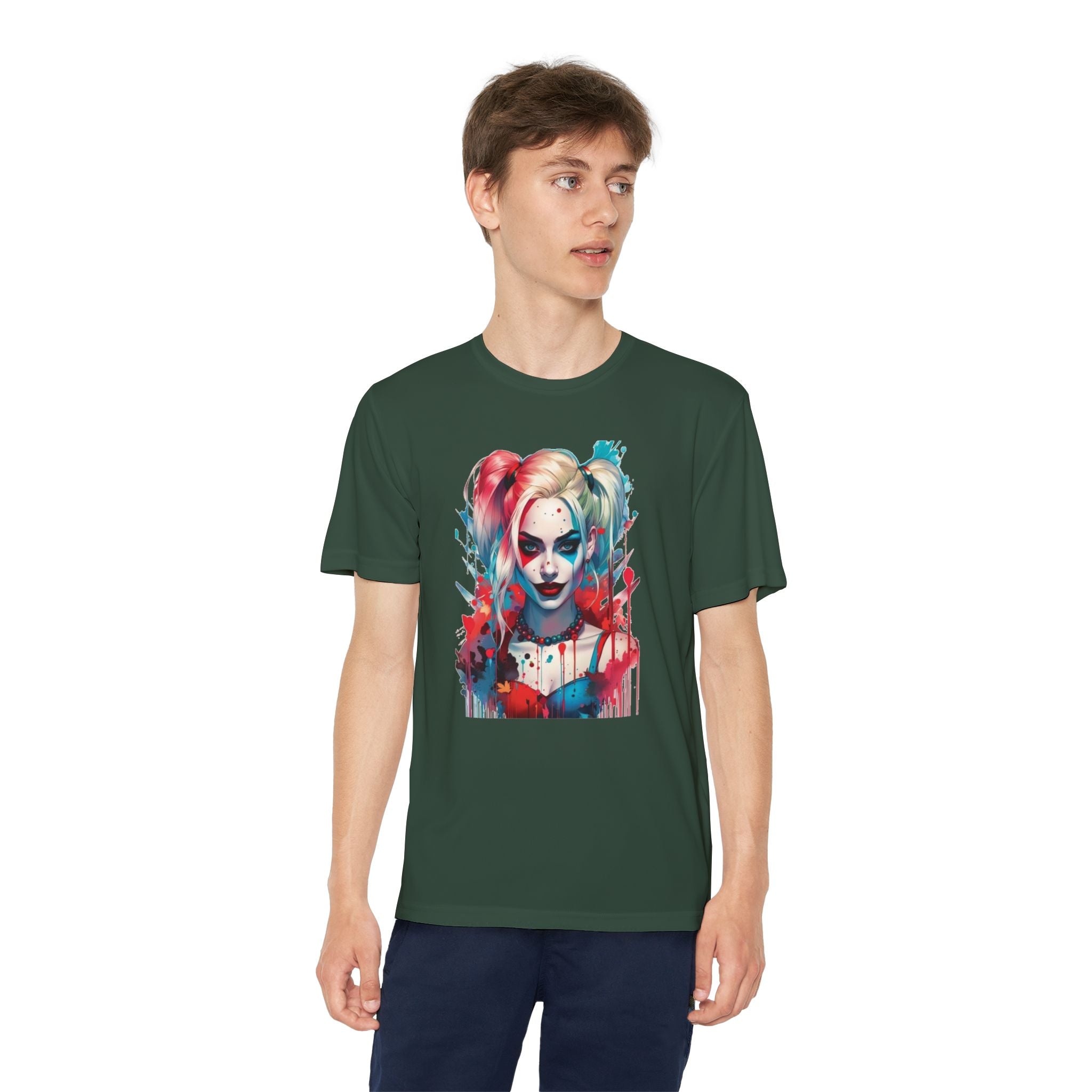 Superhero Youth T-Shirt Sports Graphic Tee, Cool Athletic Shirt for Kids