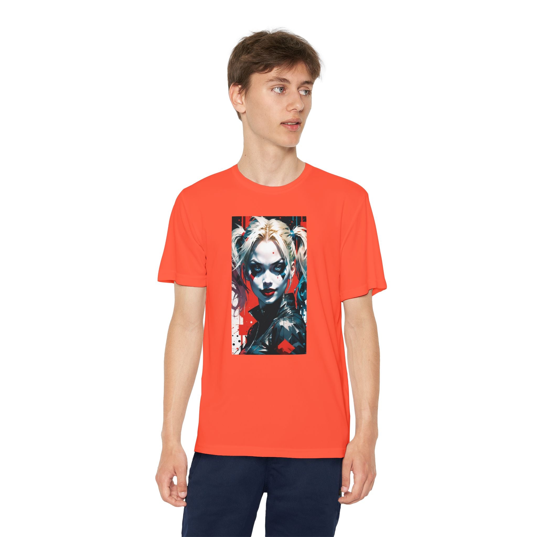 Superhero Youth T-Shirt Sports Graphic Tee, Cool Athletic Shirt for Kids