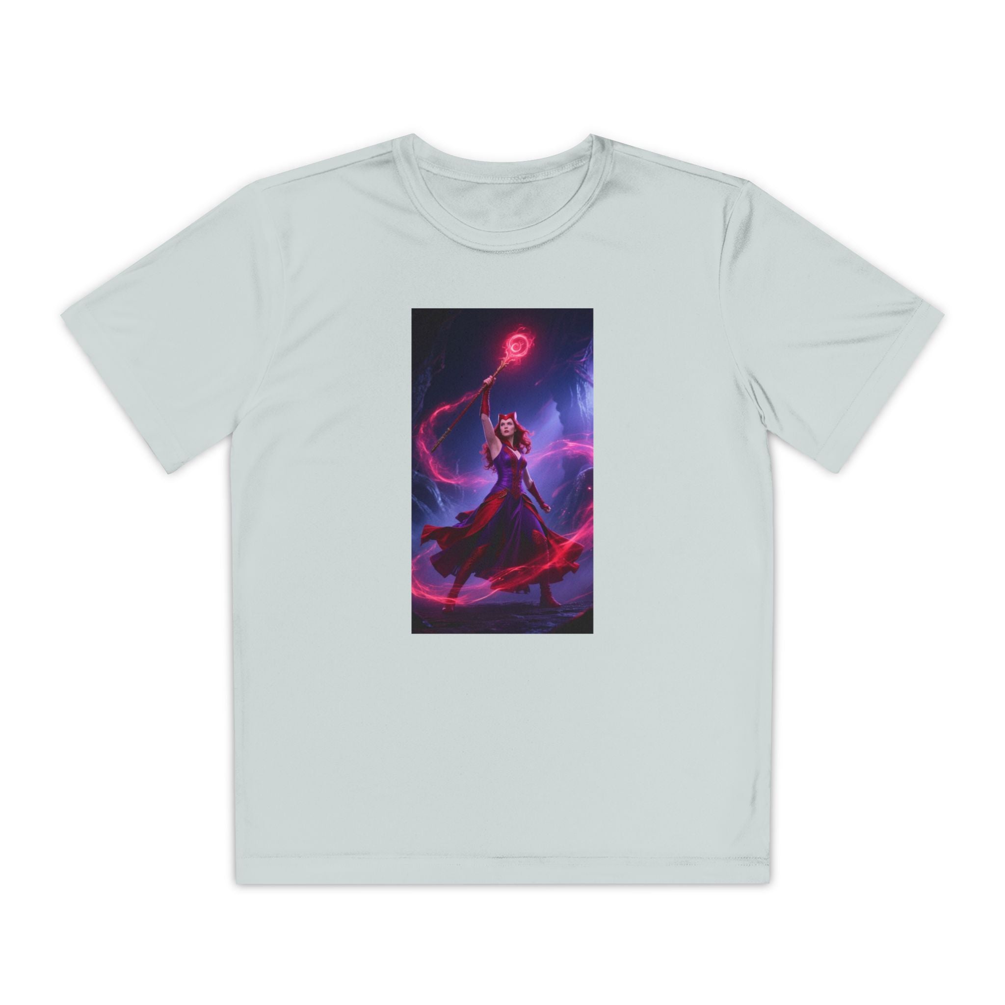 Superhero Youth T-Shirt Sports Graphic Tee, Cool Athletic Shirt for Kids