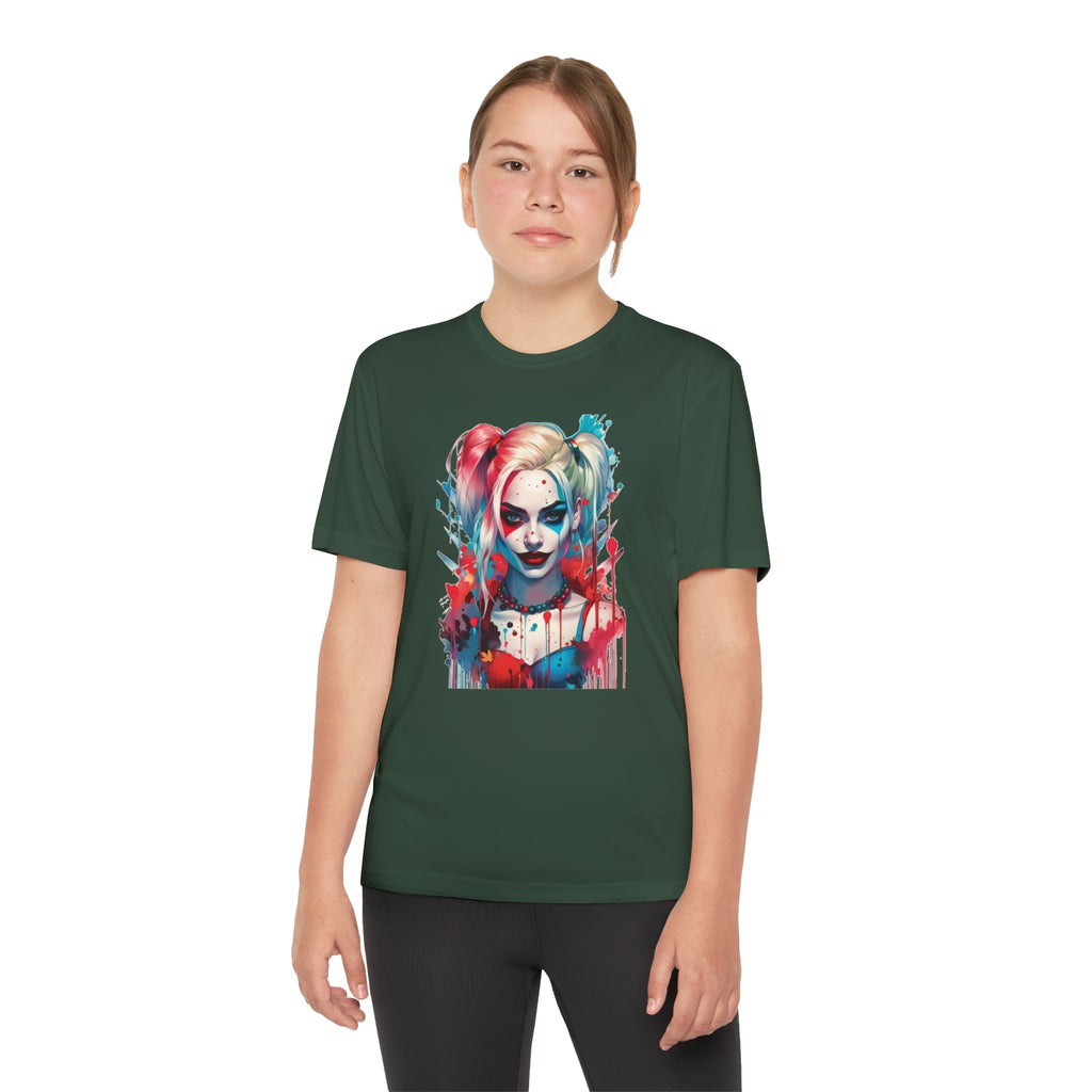 Superhero Youth T-Shirt Sports Graphic Tee, Cool Athletic Shirt for Kids
