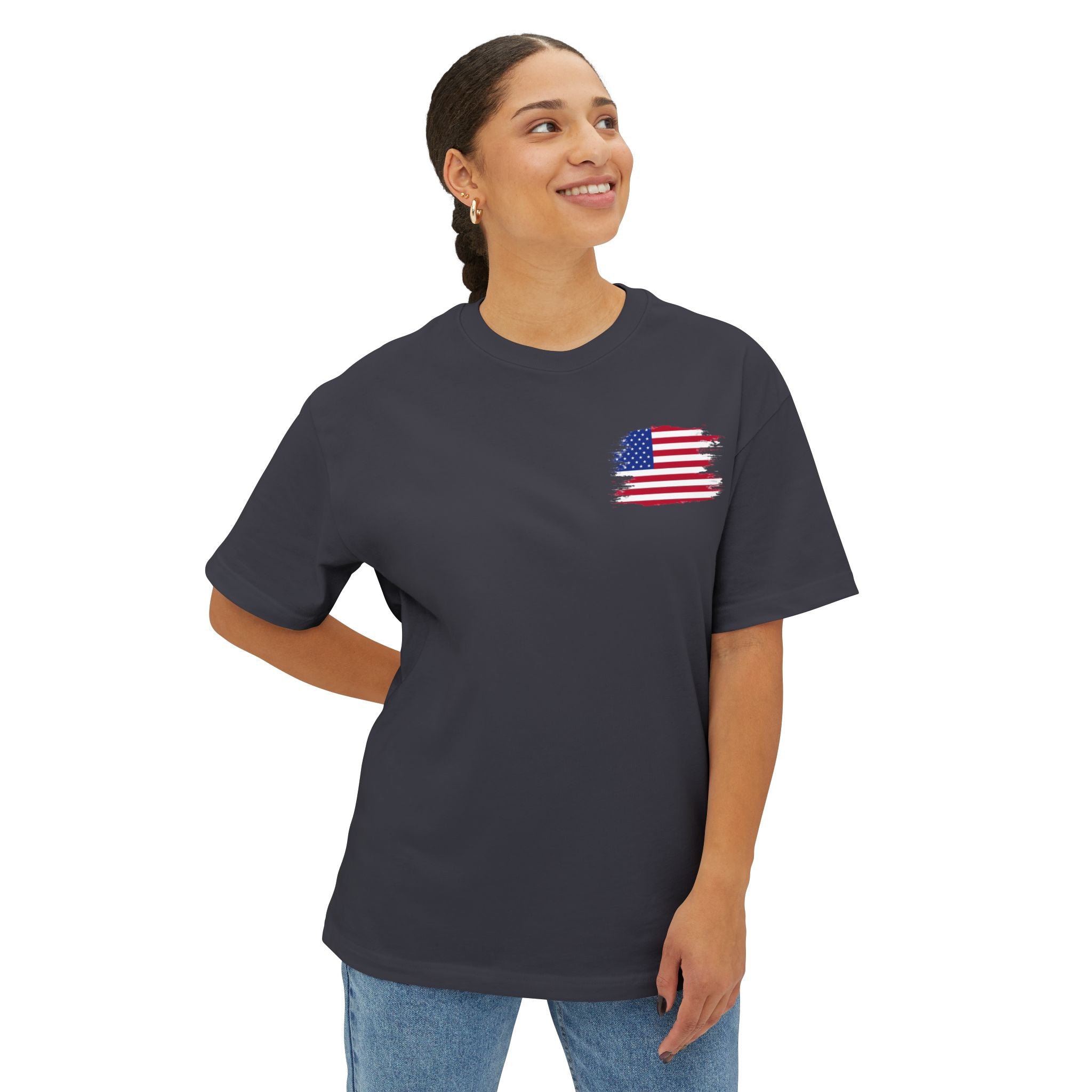 Charlie Kirk Unisex Oversized Boxy Tee