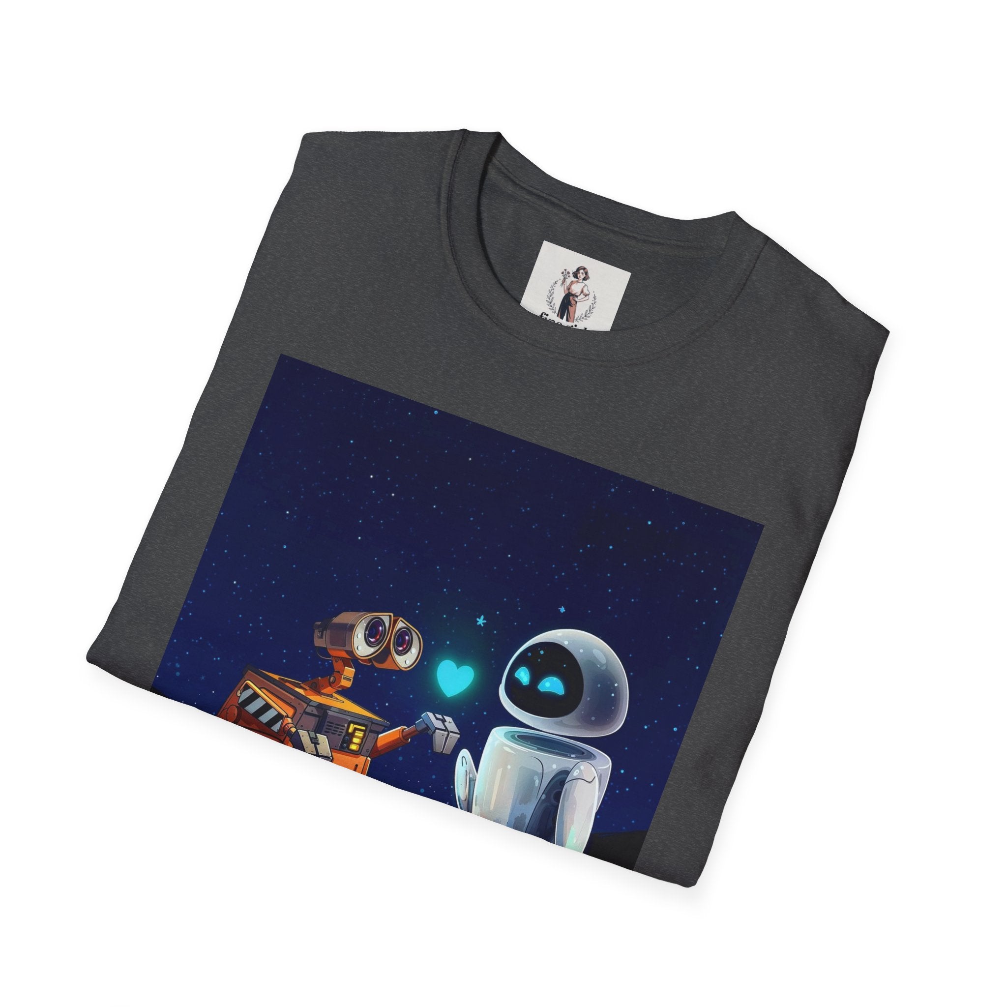 Wall-E Pixar Animation Unisex T-Shirt, Walt Disney Tee, Movie Lover Gift, Graphic Novelty Shirt, Cartoon Character Apparel