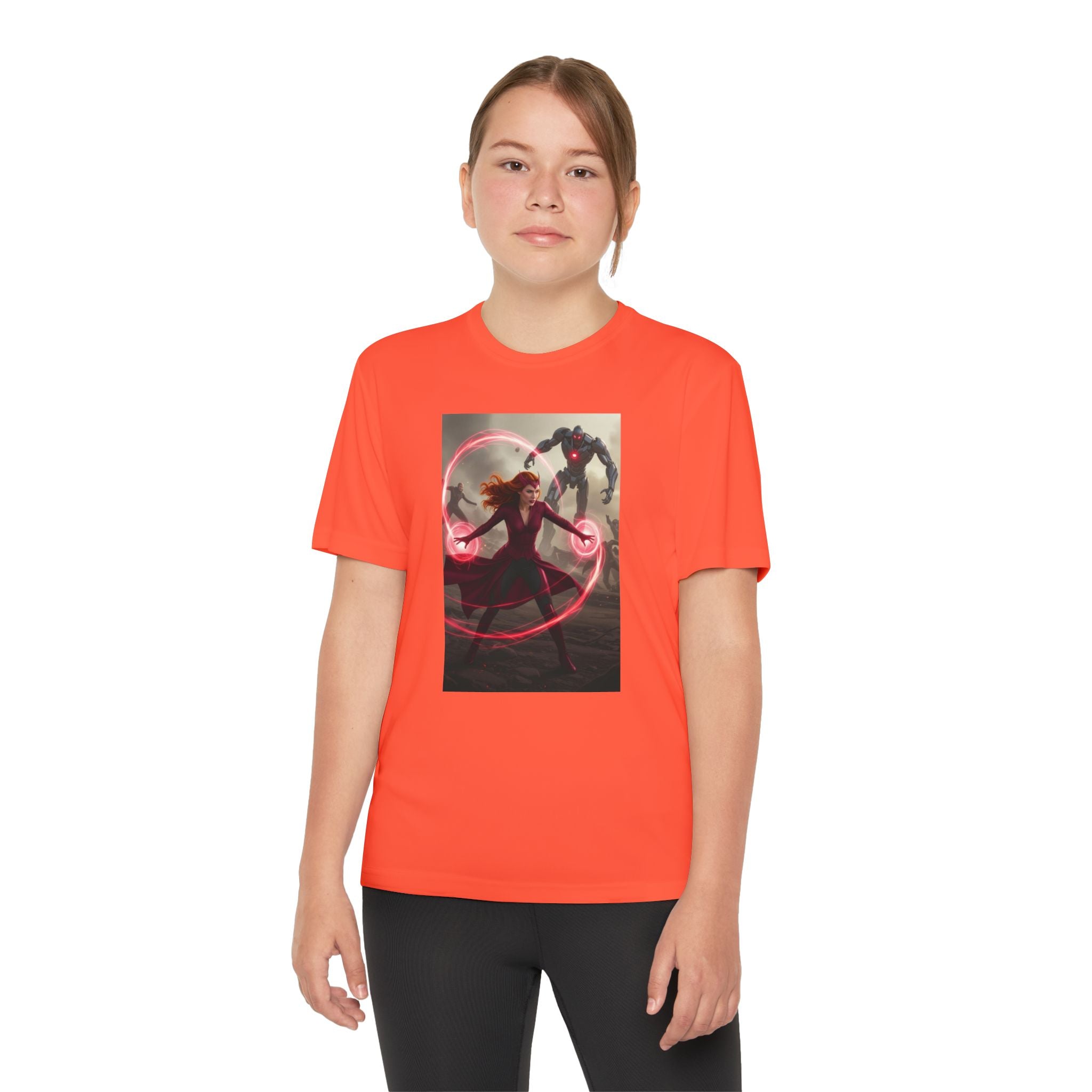 Superhero Youth T-Shirt Sports Graphic Tee, Cool Athletic Shirt for Kids