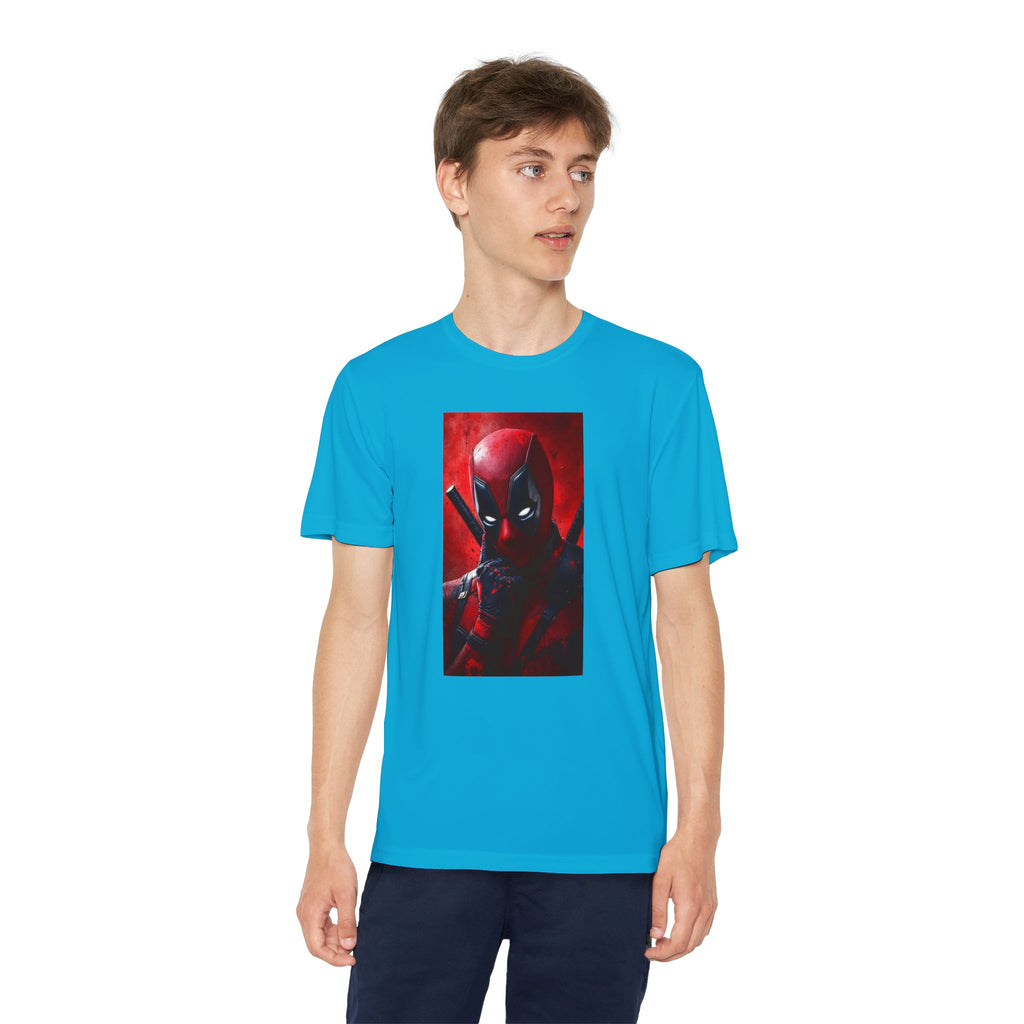 Deadpool Superhero Marvel Patriotic, Kids Graphic T-Shirt, Boys Hero Top, Girls Comic Book Clothing, Birthday
