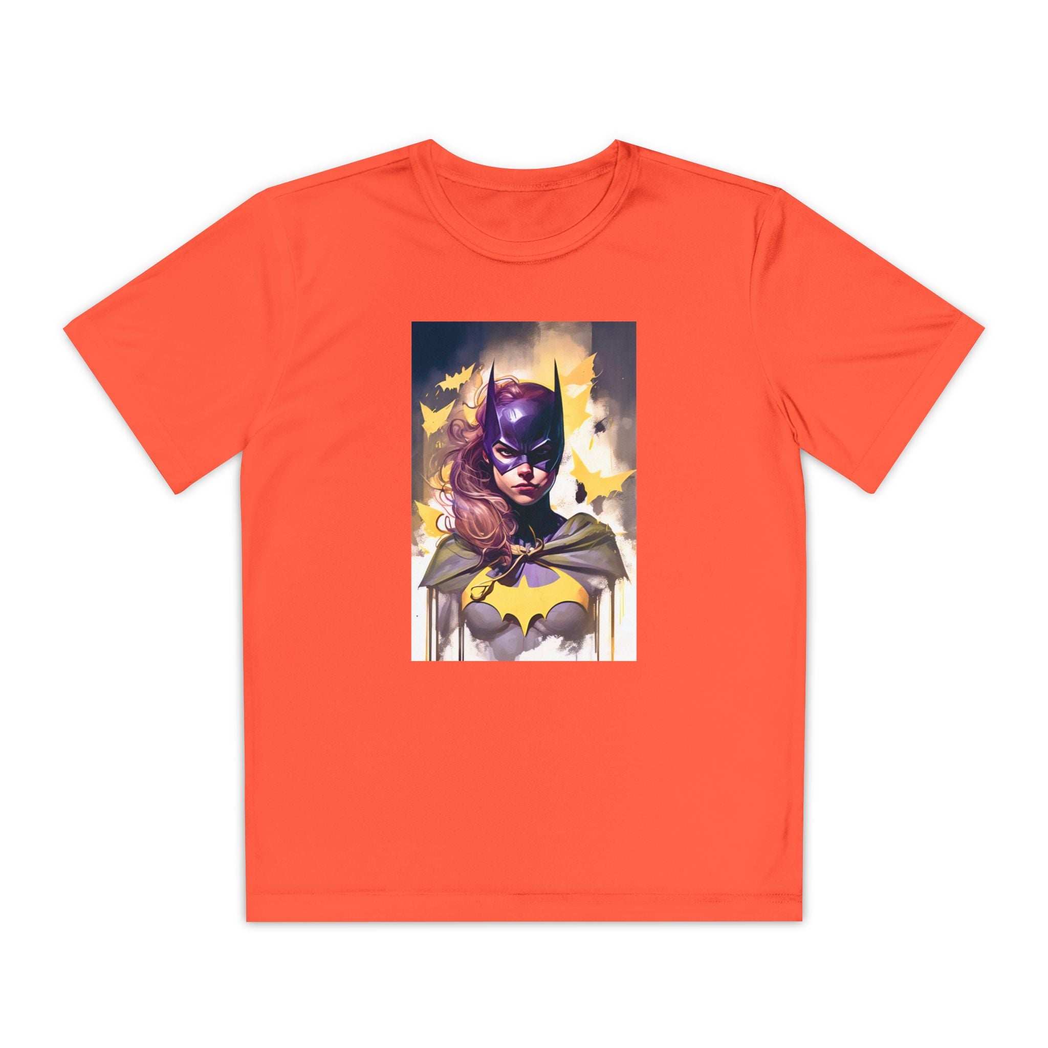 Superhero Youth T-Shirt Sports Graphic Tee, Cool Athletic Shirt for Kids