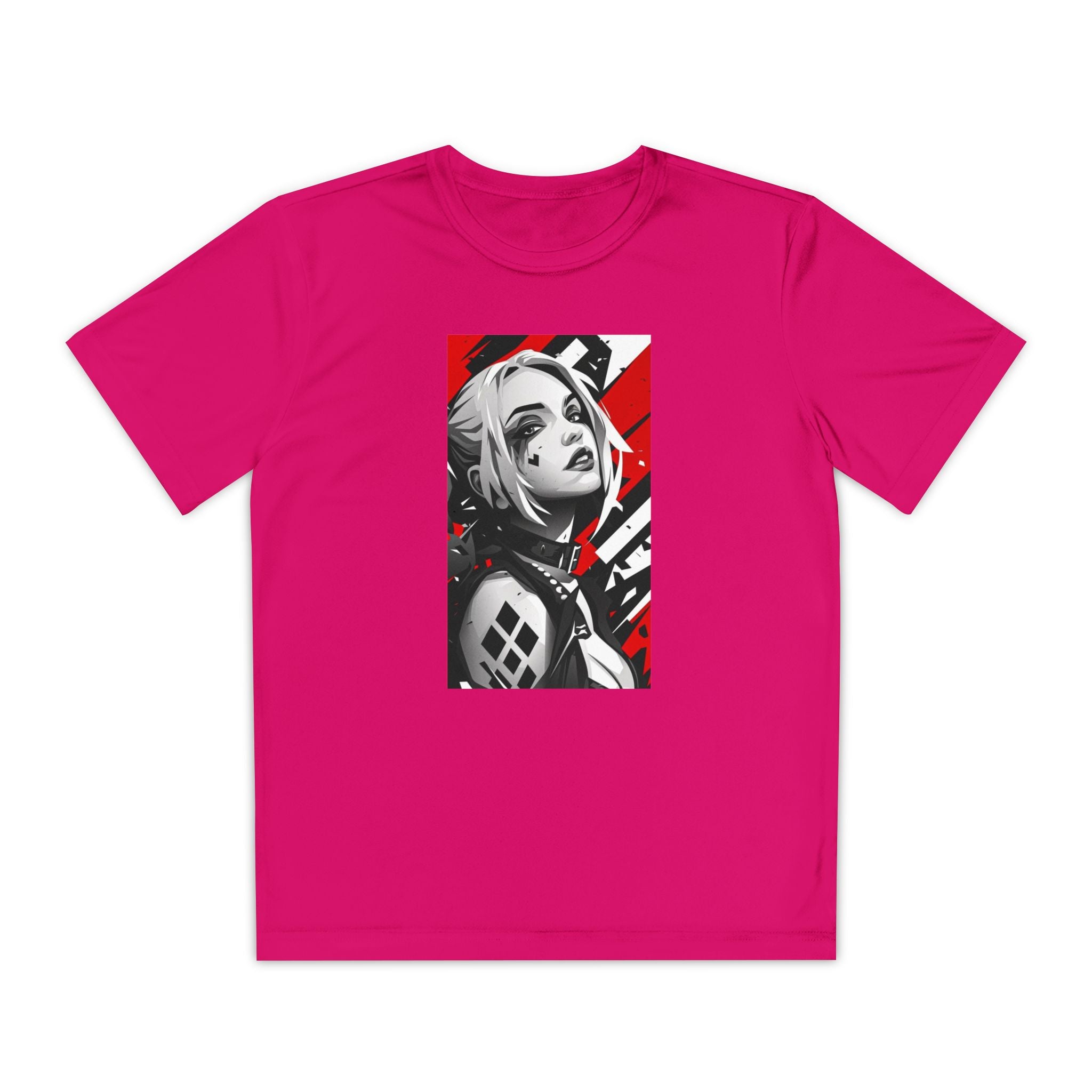Superhero Youth T-Shirt Sports Graphic Tee, Cool Athletic Shirt for Kids