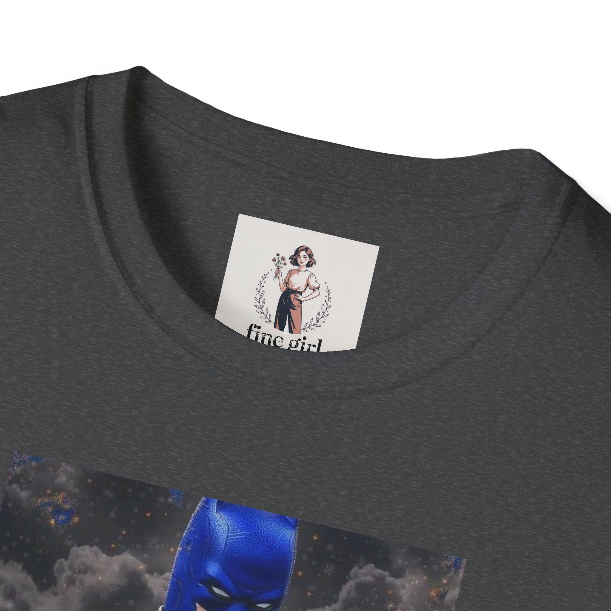 Batman Marvel Unisex Softstyle T-Shirt, Comic Book Tee, Geeky Clothing, Cosplay Costume Top