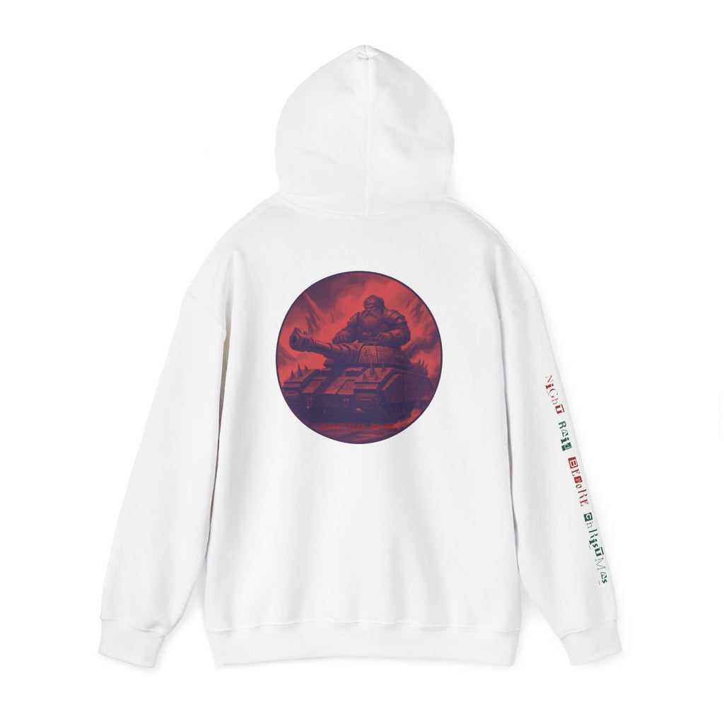 Santa Claus On A Tank Christmas Patriotic Hoodie Rebel Spirit Unisex Hoodie