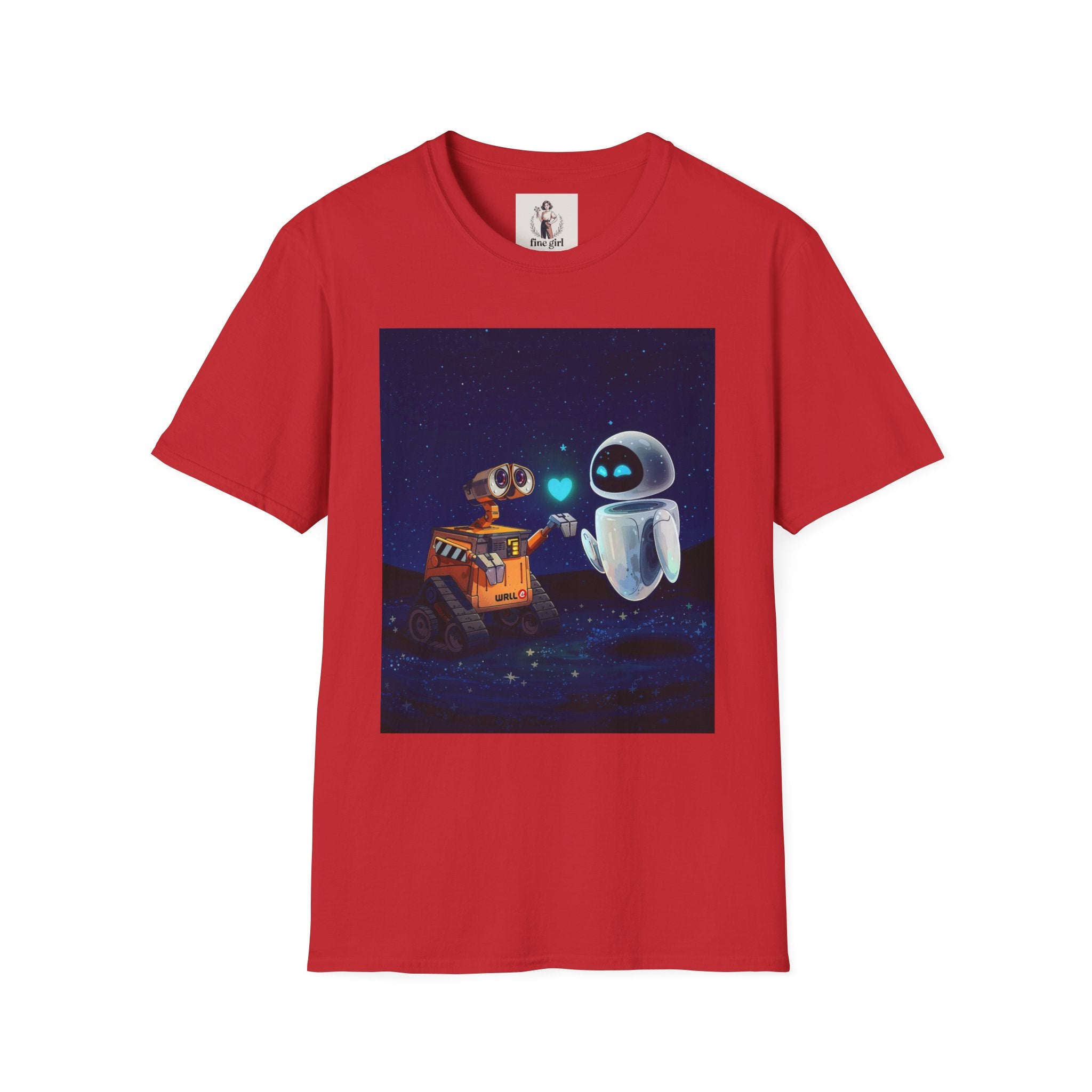 Wall-E Pixar Animation Unisex T-Shirt, Walt Disney Tee, Movie Lover Gift, Graphic Novelty Shirt, Cartoon Character Apparel