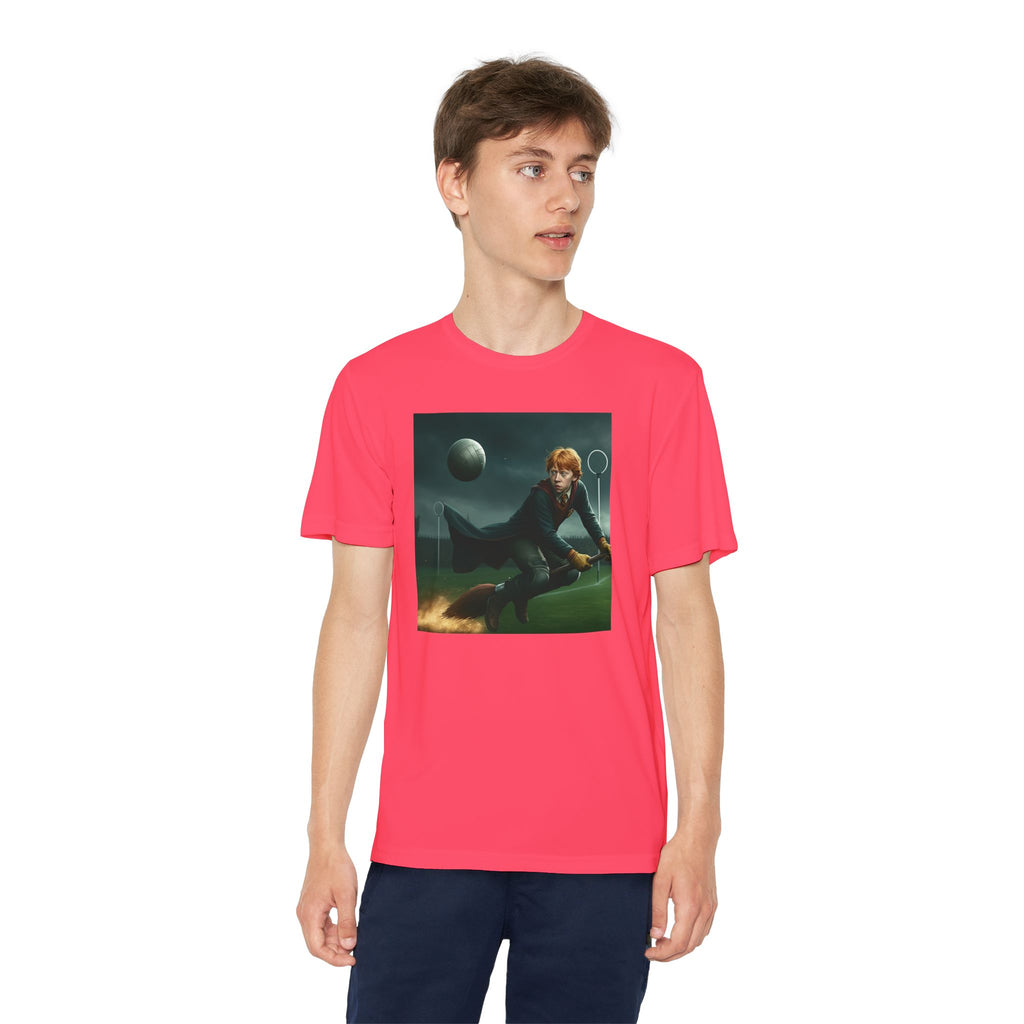 Youth Competitor Tee - Harry Potter, Wizard School Shirt, Magical Kids Top, Hogwarts Fan Gift, Sorcerer's Stone T-Shirt