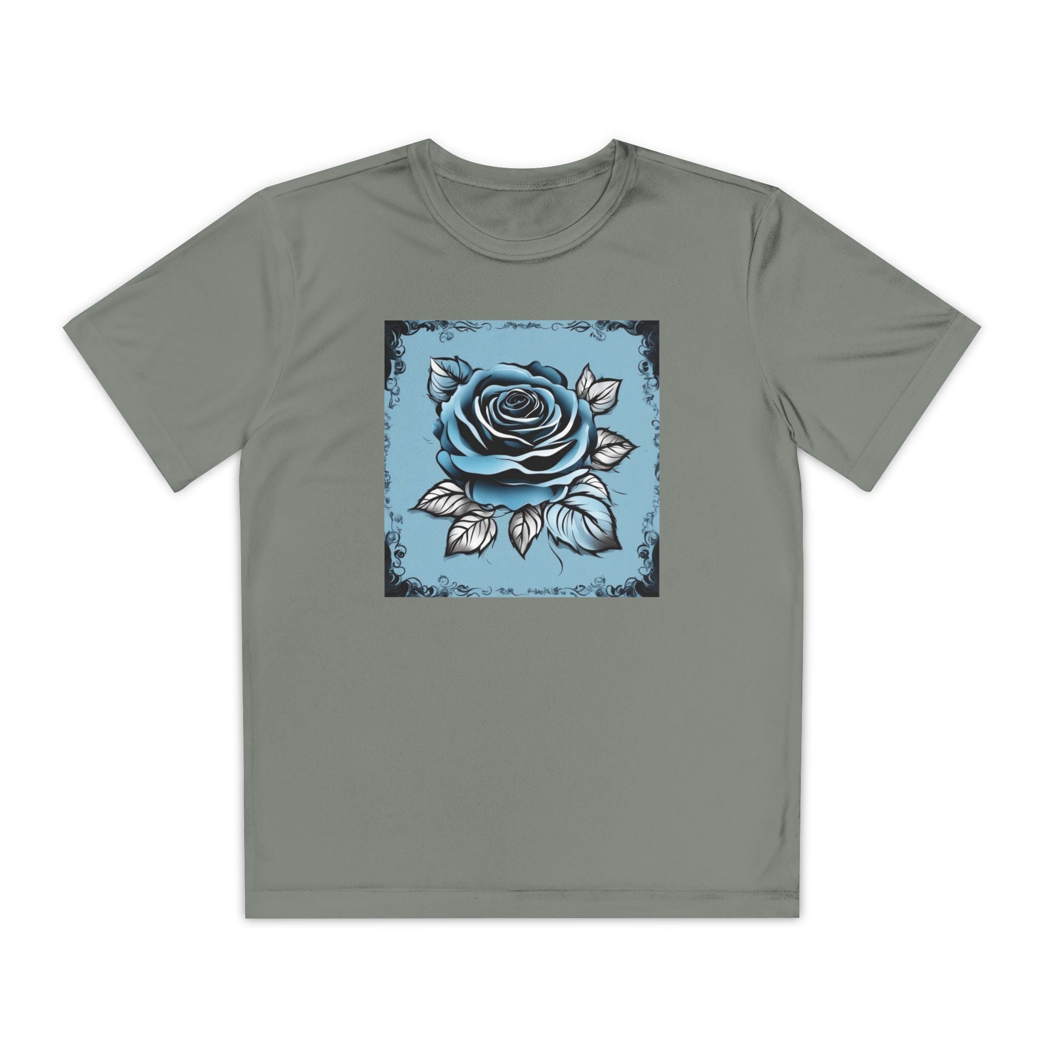 Flower Youth Tshirt, Girls Floral Tee, Kids Spring Shirt, Children's Botanical Top, Teen Blossom T-Shirt
