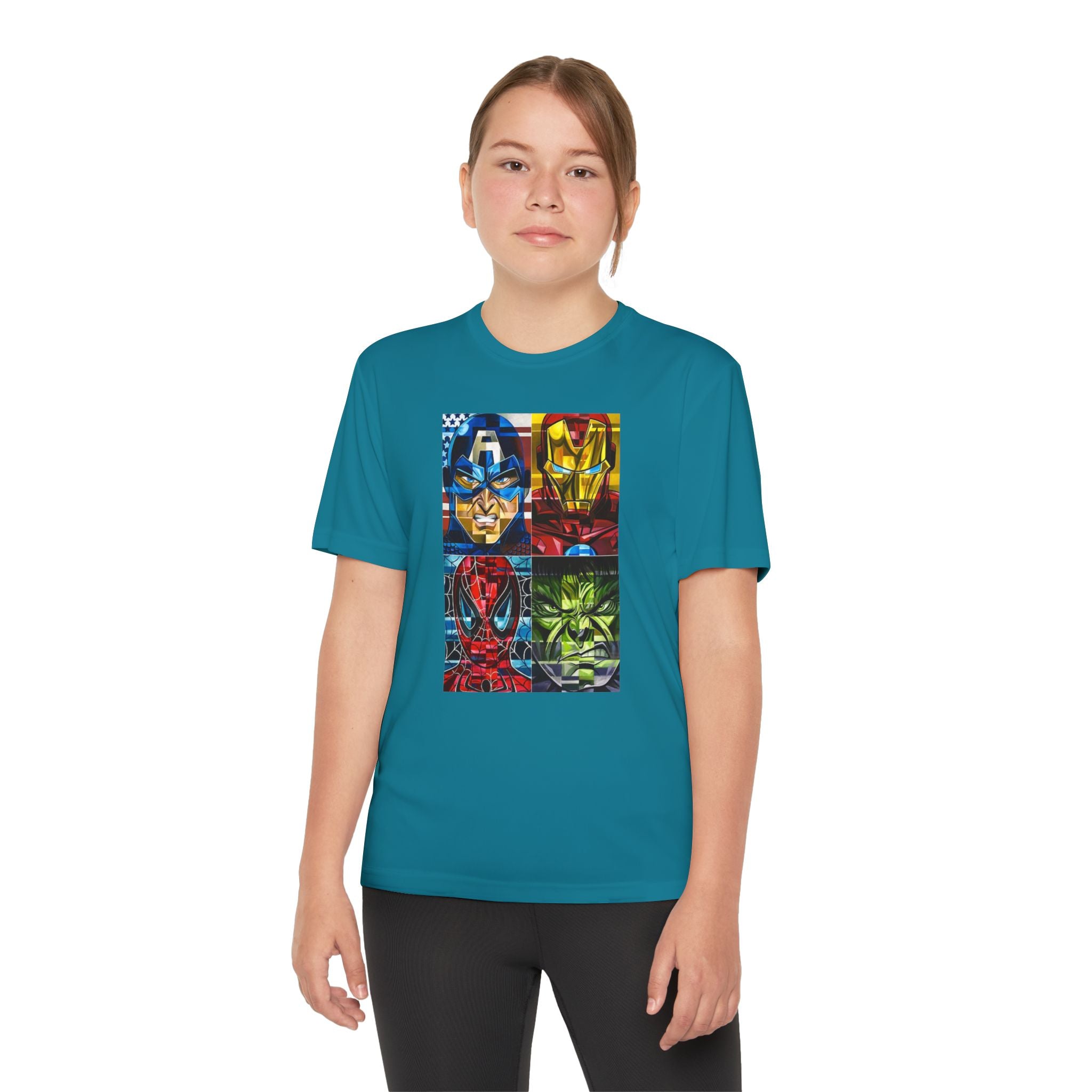 Advengers Youth T-Shirt Sports Graphic Tee, Cool Athletic Shirt for Kids, Perfect for Sports Events, Team Spirit